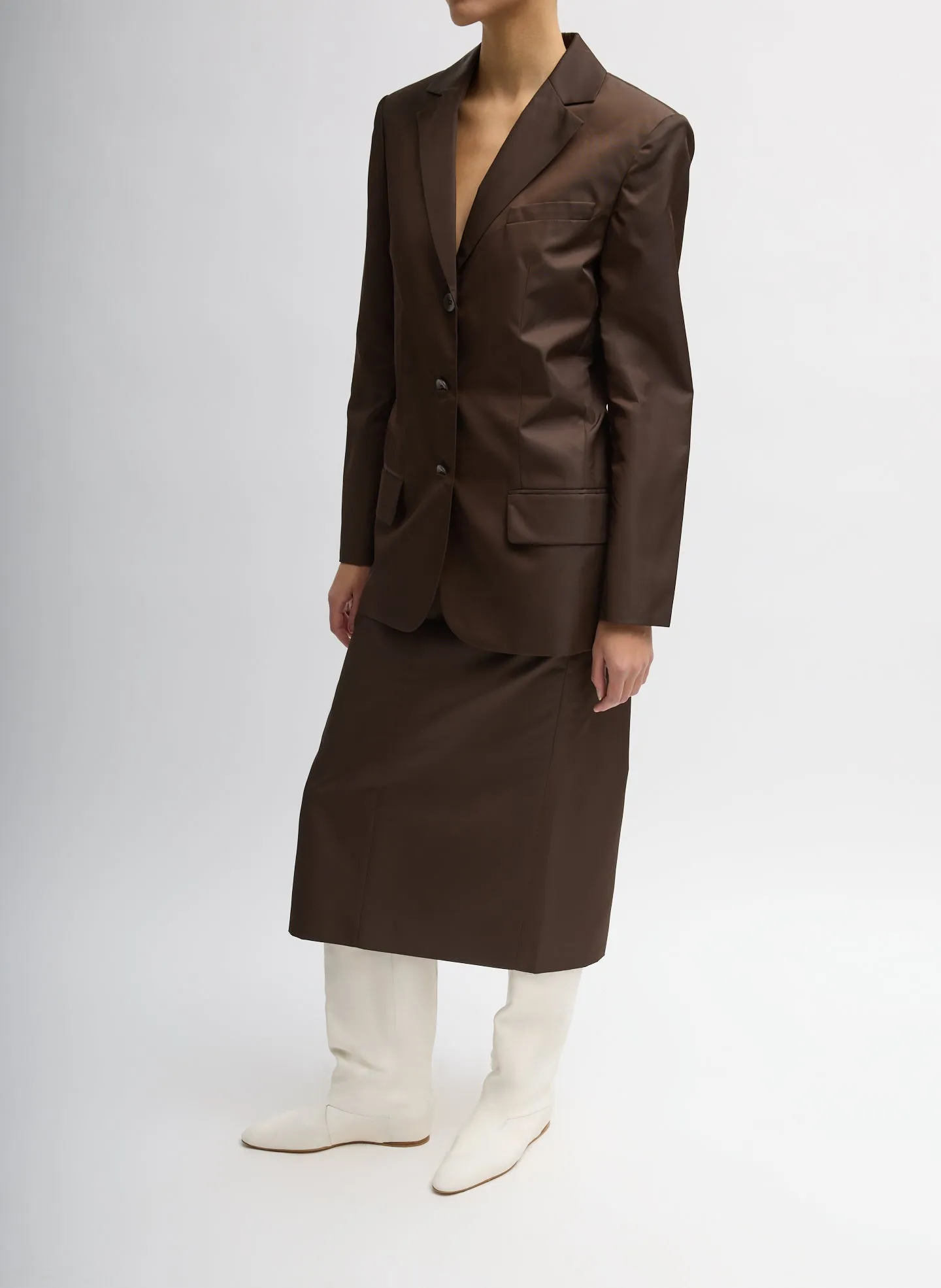 Eco Nylon Max Blazer sold by Tibi product image thumbnail 2