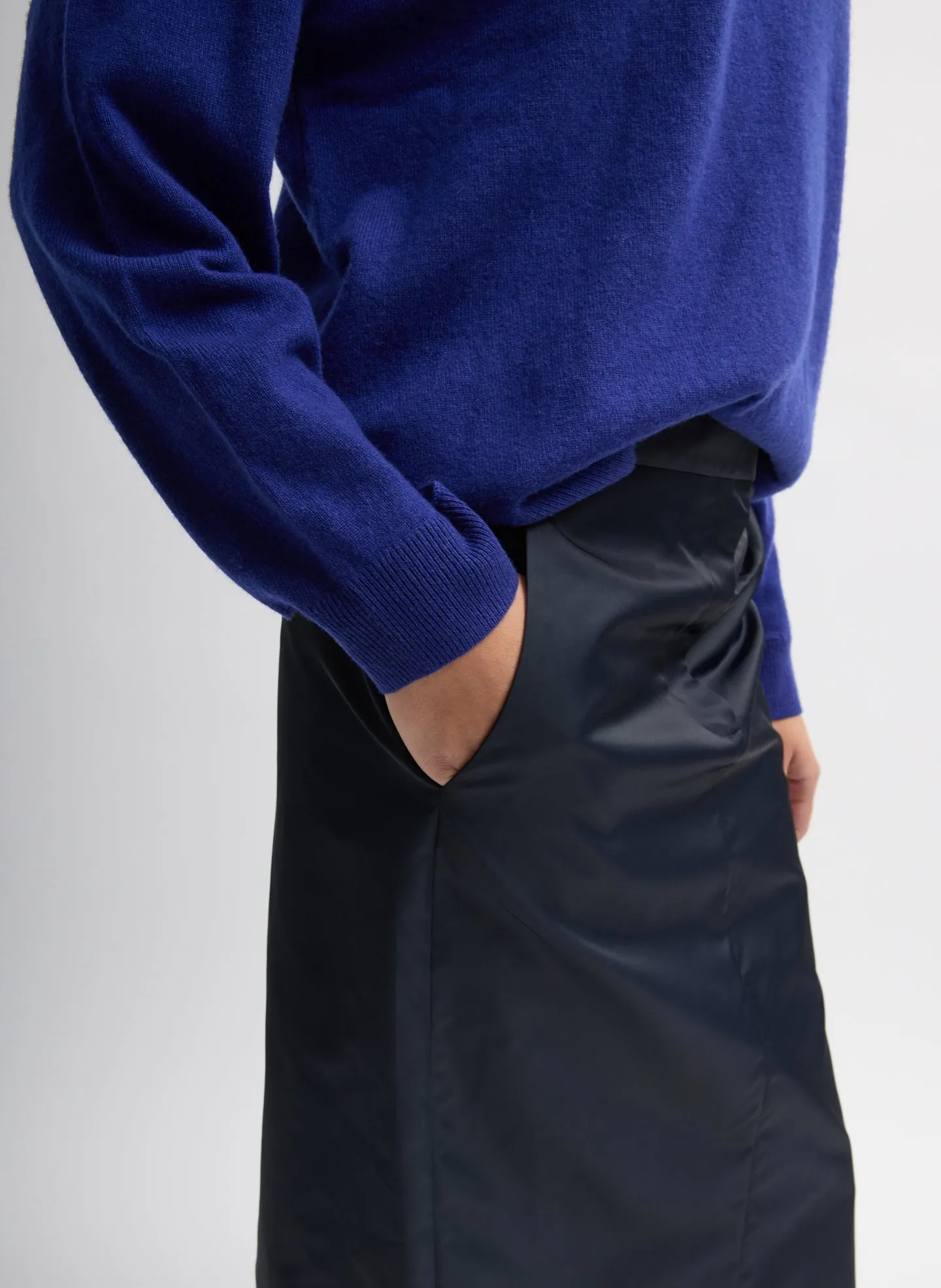 Eco Nylon Midi Trouser Skirt sold by Tibi product image thumbnail 2