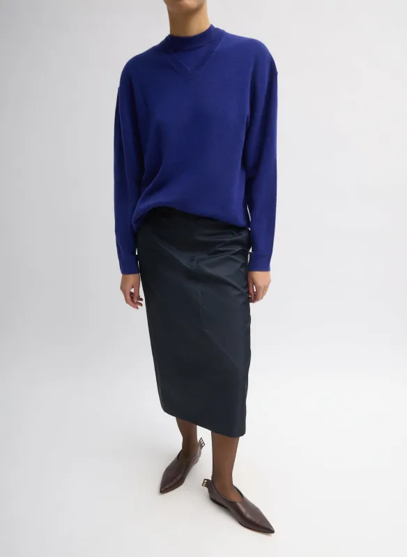 Eco Nylon Midi Trouser Skirt made by Tibi
