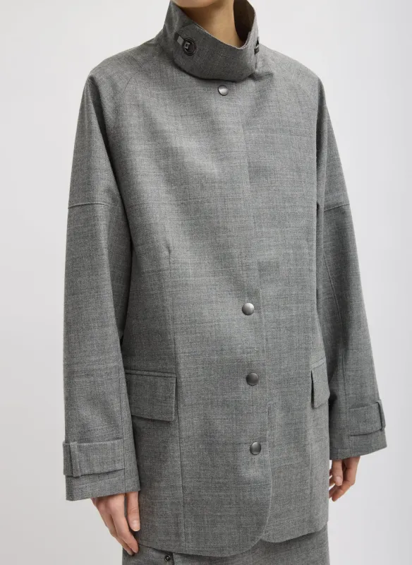 Techy Bonded Wool Olivier Blazer made by Tibi