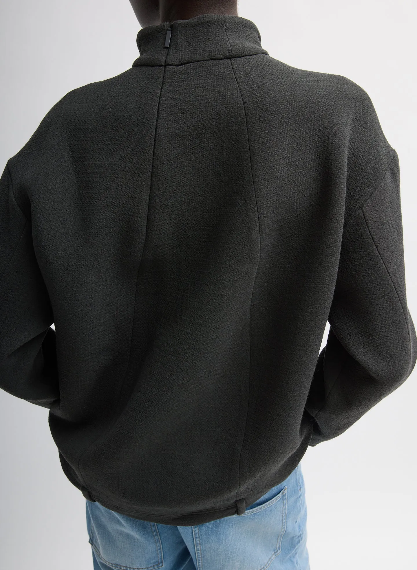 Wool Crepe Fontaine Tunic Top sold by Tibi product image thumbnail 4