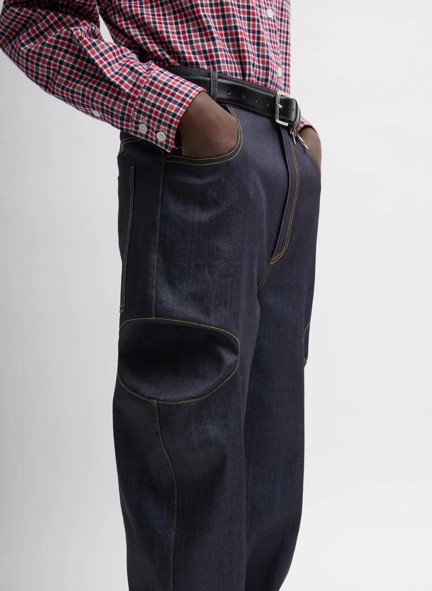 Indigo Denim Ernest Jean sold by Tibi product image thumbnail 5