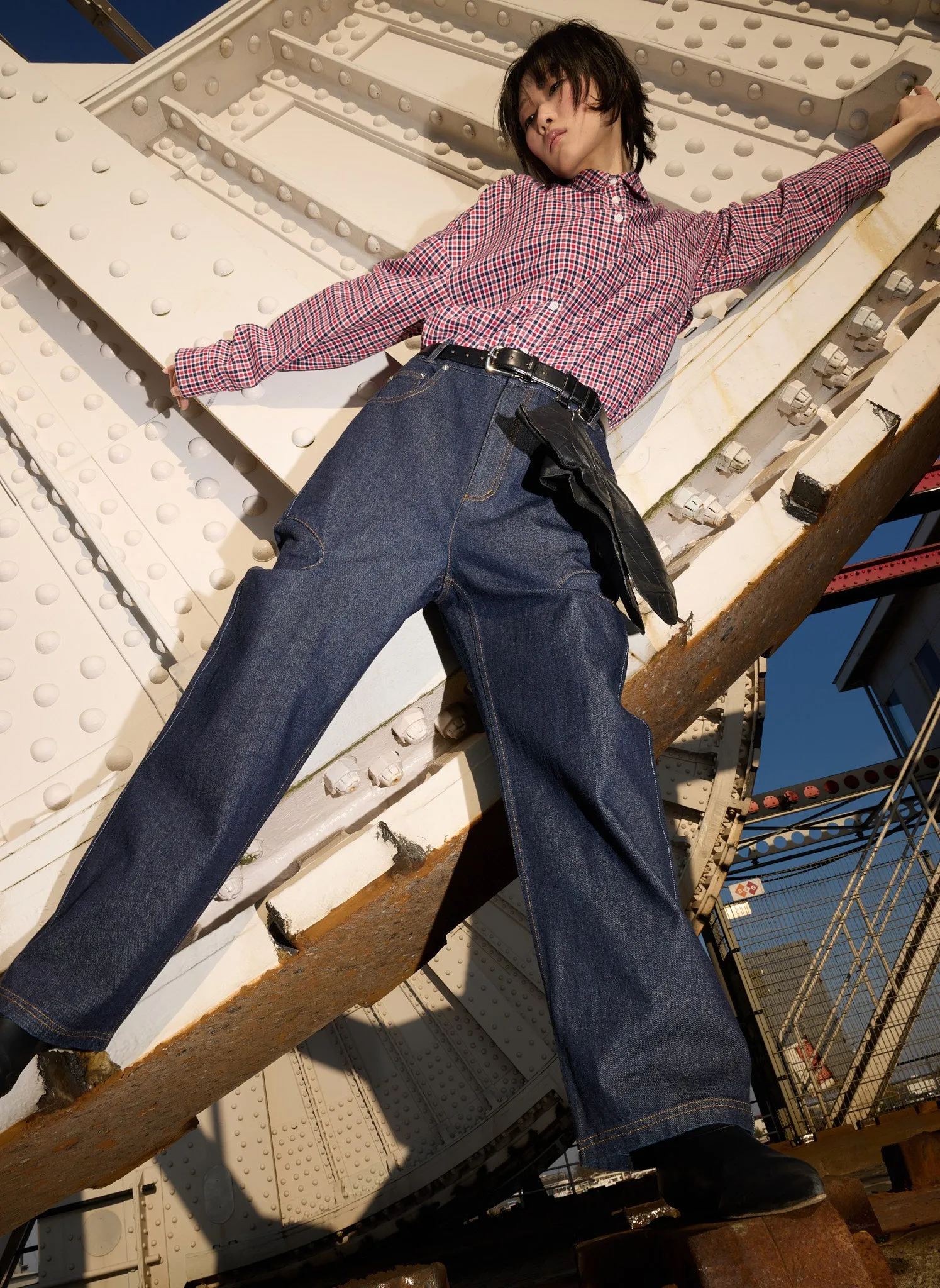 Indigo Denim Ernest Jean sold by Tibi product image thumbnail 2