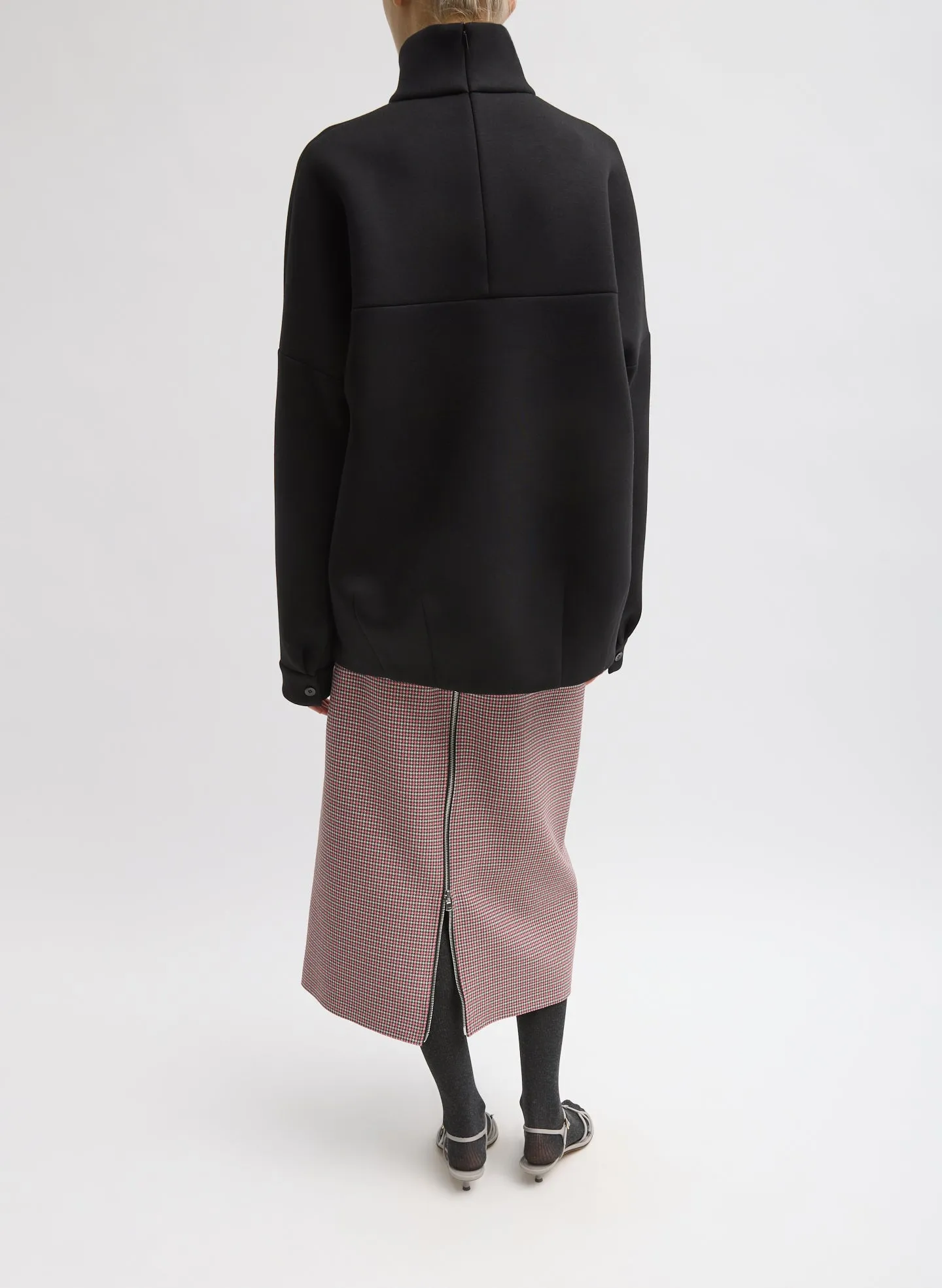 Structured Viscose Dolman Sleeve Top sold by Tibi product image thumbnail 3