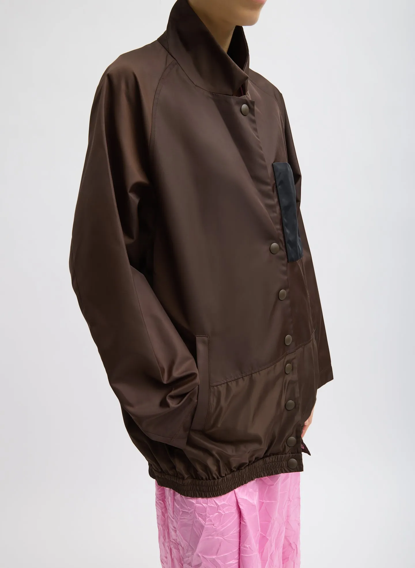 Eco Nylon Bomber Blazer sold by Tibi product image thumbnail 3