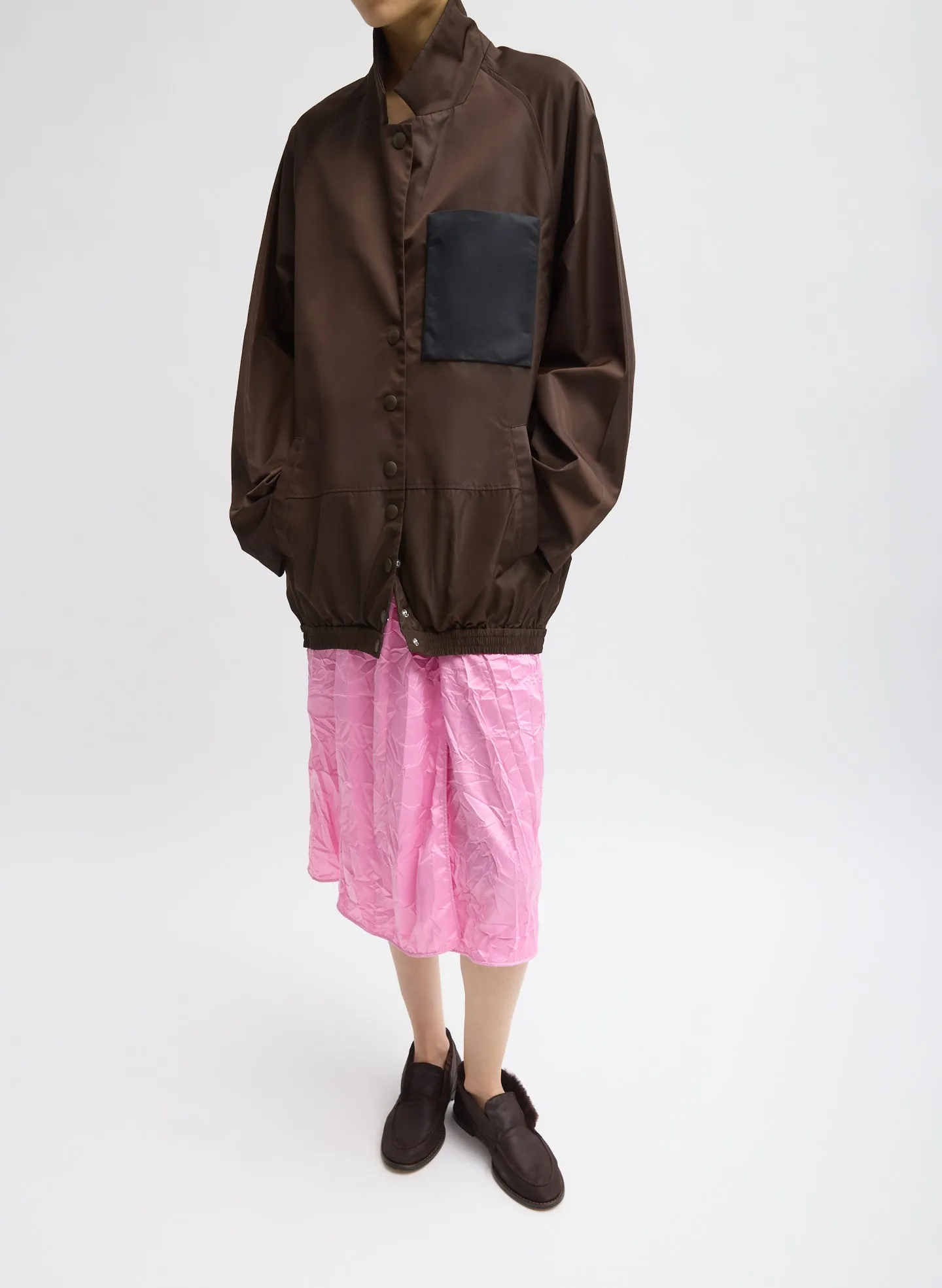 Eco Nylon Bomber Blazer sold by Tibi product image thumbnail 5