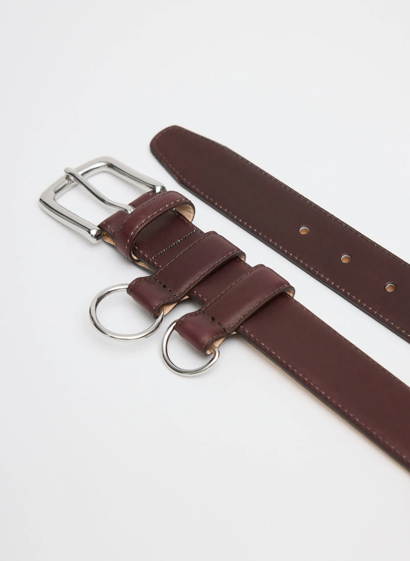 Classic Ring Hardware Leather Belt sold by Tibi product image thumbnail 3