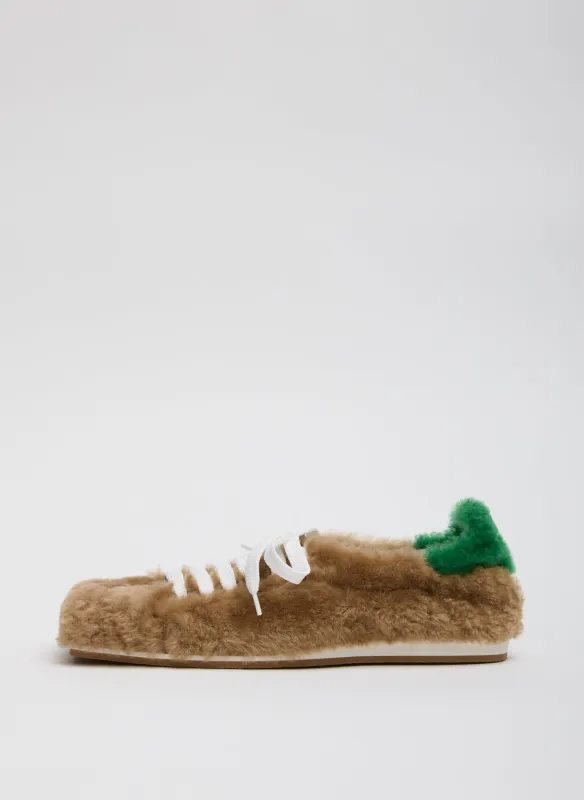 Teddy Shearling Seth Sneaker sold by Tibi