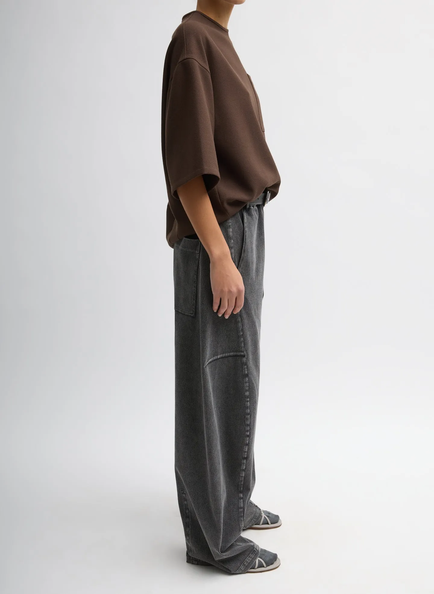 Stretch Denim Knit Winslow Pant sold by Tibi product image thumbnail 4