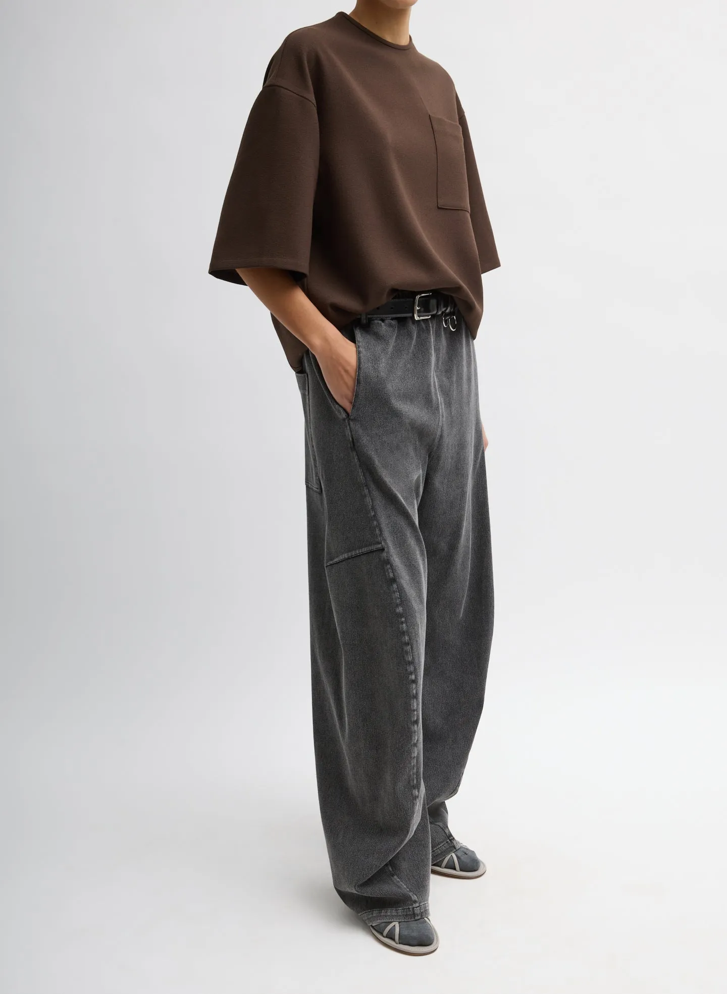 Stretch Denim Knit Winslow Pant sold by Tibi product image thumbnail 3