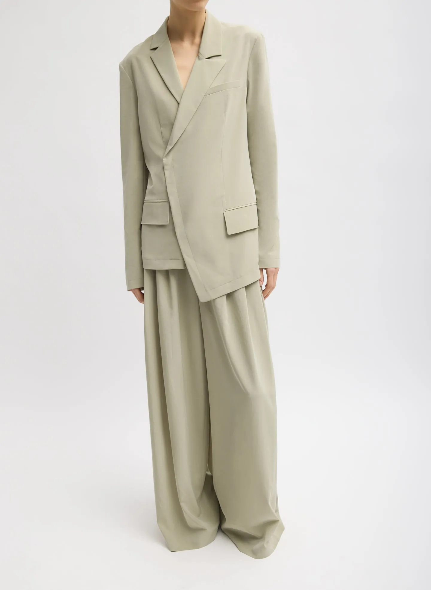 Relaxed Suiting Triple Pleat Pant sold by Tibi product image thumbnail 5
