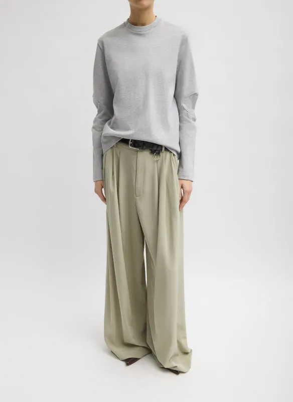 Relaxed Suiting Triple Pleat Pant made by Tibi