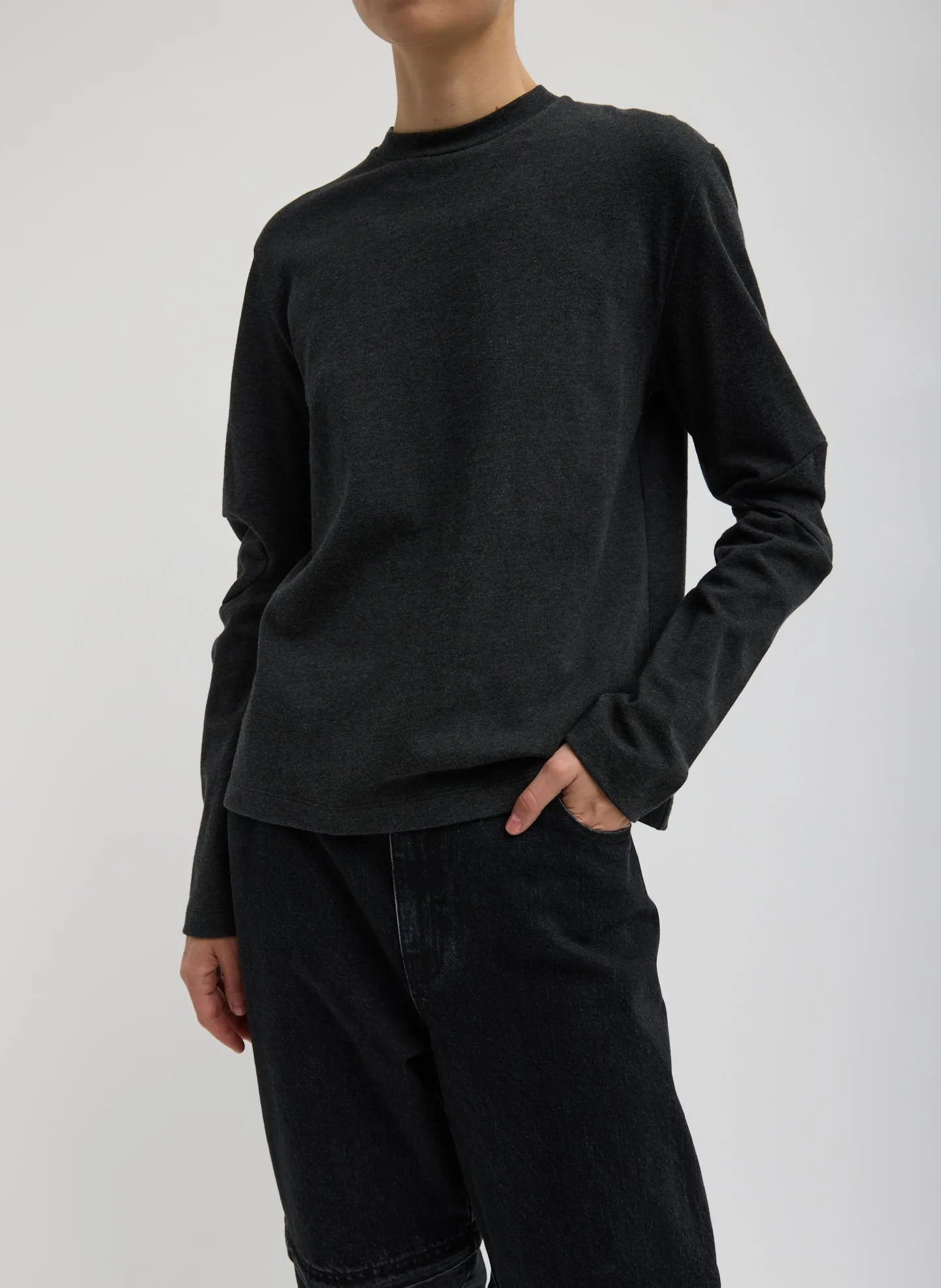 Perfect T-Shirt With Gusset Elbow Sleeve sold by Tibi