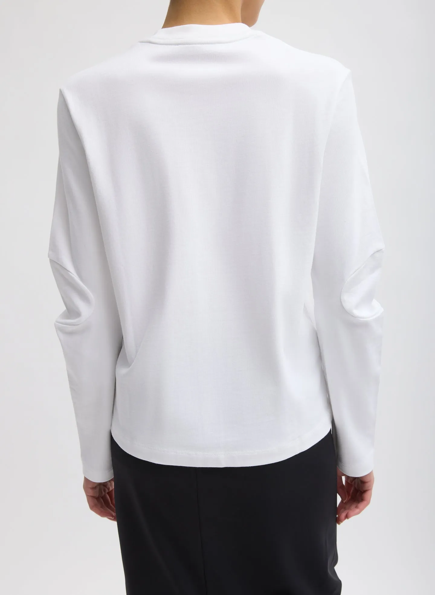 Perfect T-Shirt With Gusset Elbow Sleeve sold by Tibi product image thumbnail 2
