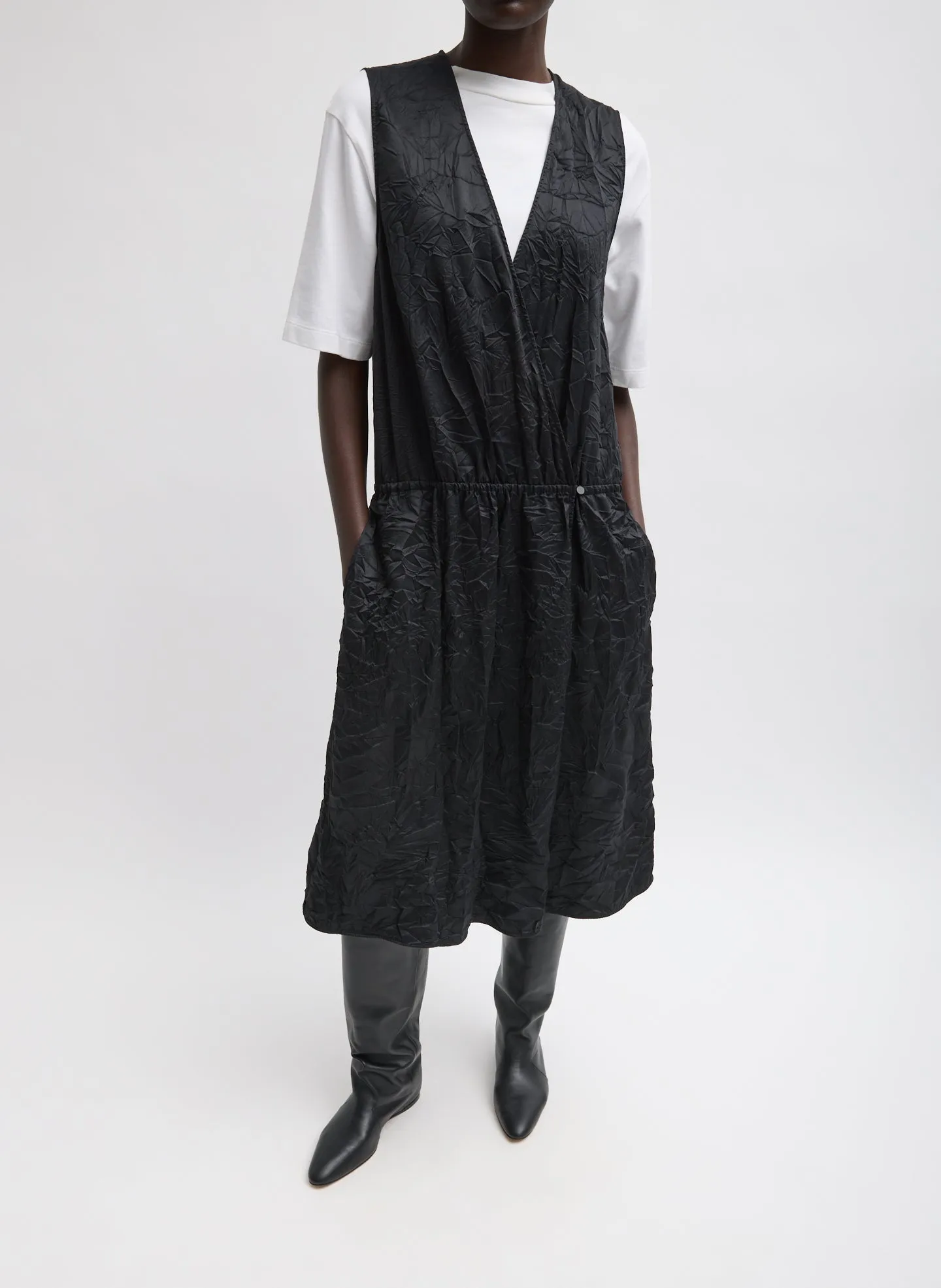Tech Crush Wrap Dress sold by Tibi