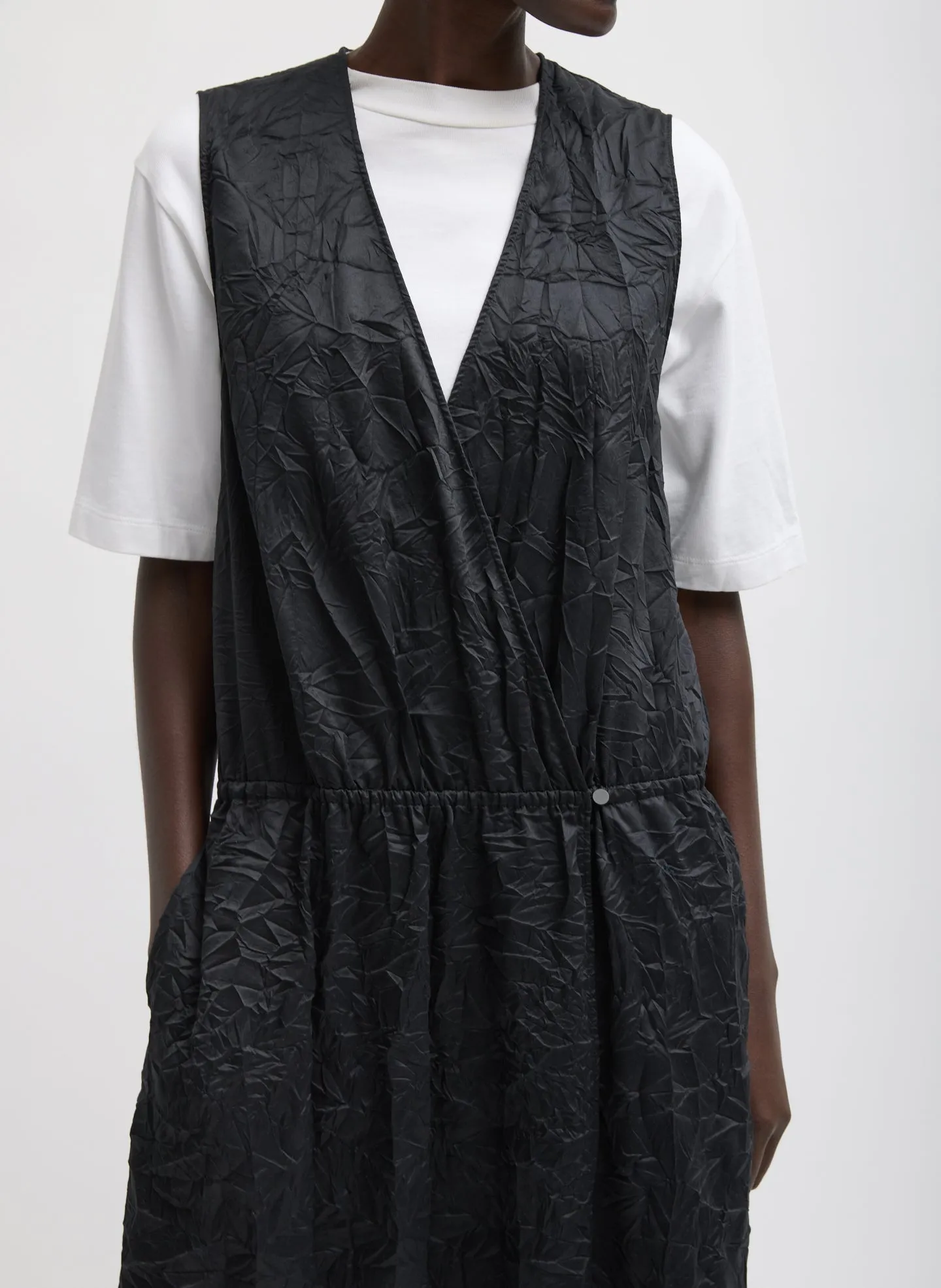 Tech Crush Wrap Dress sold by Tibi product image thumbnail 4