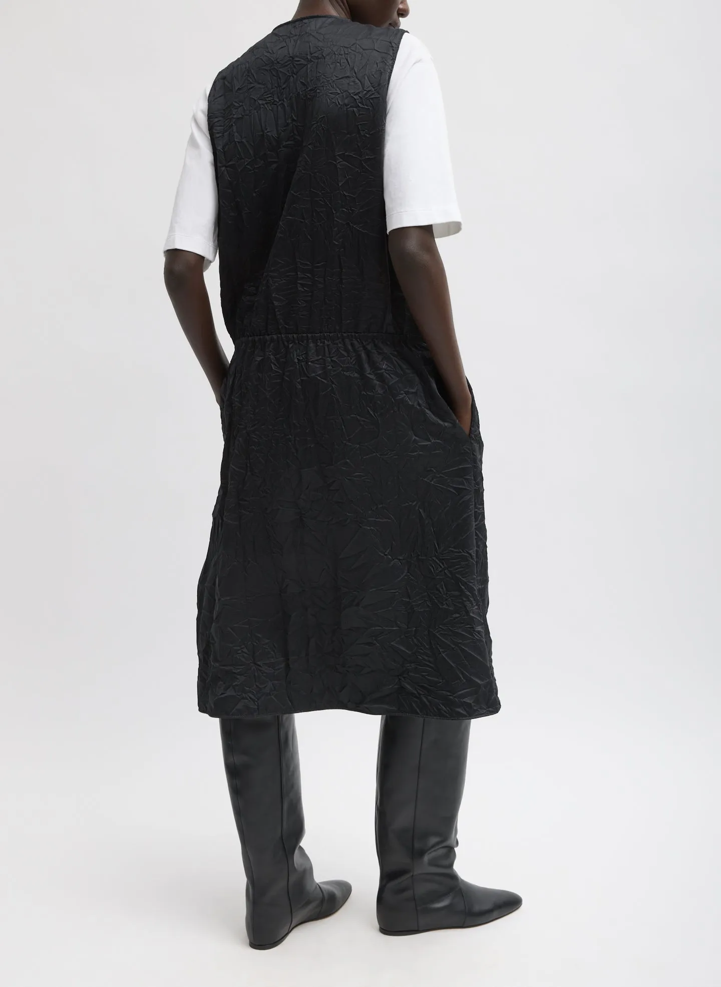 Tech Crush Wrap Dress sold by Tibi product image thumbnail 3