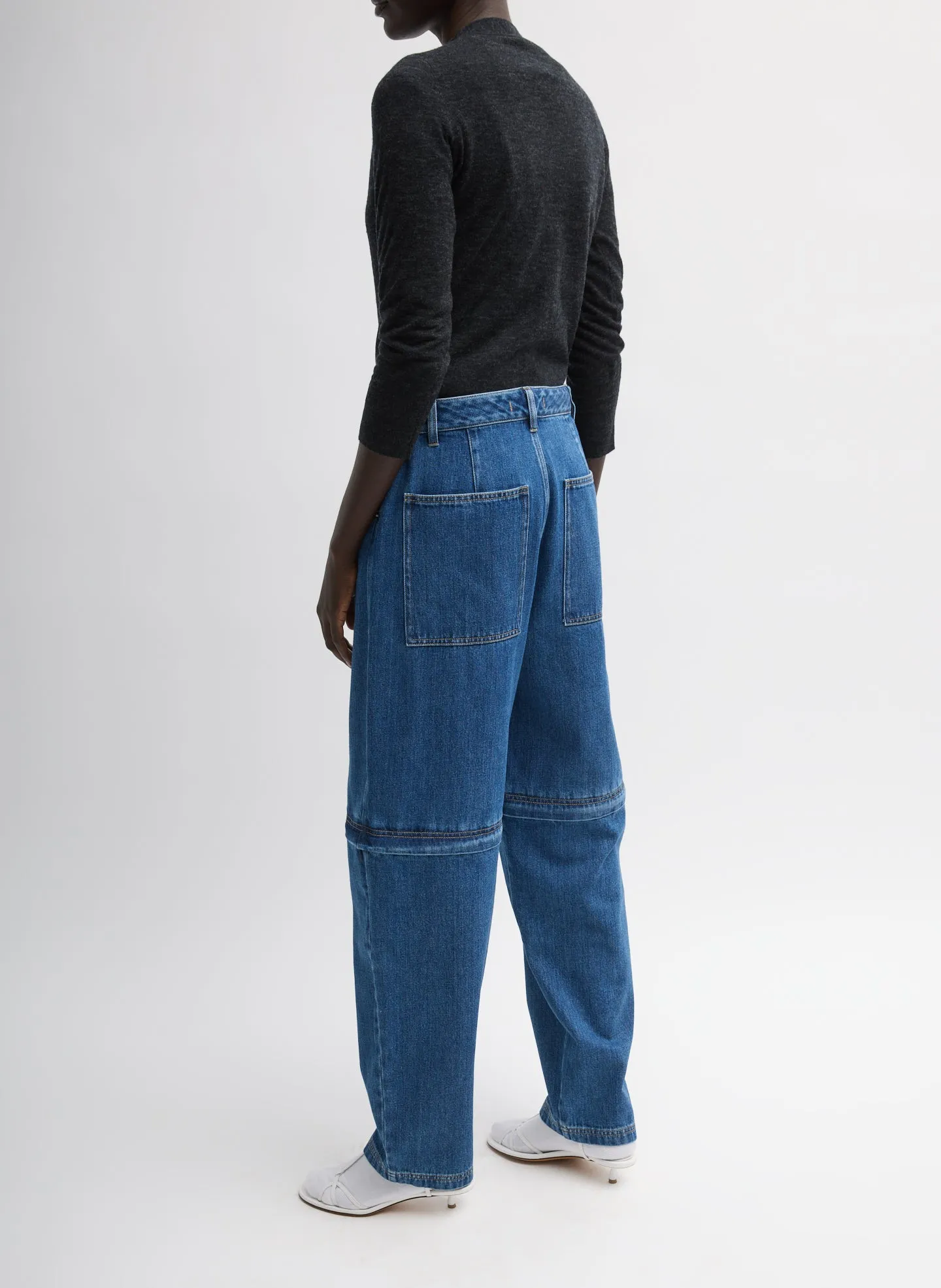Lars Denim Convertible Zip Jean sold by Tibi product image thumbnail 4