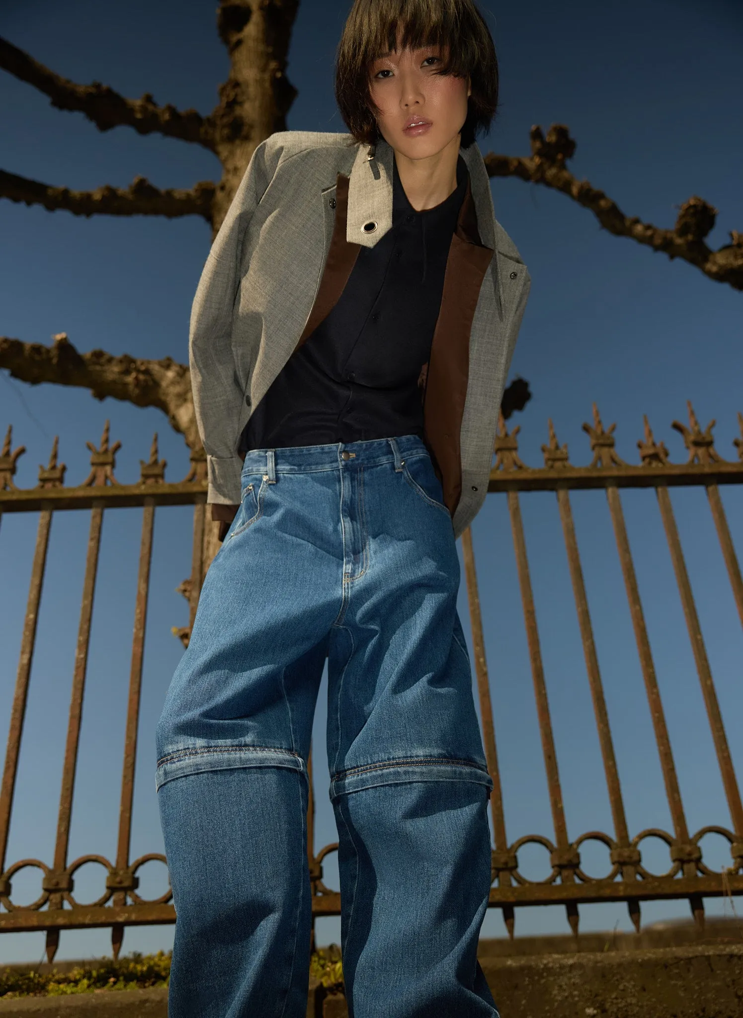 Lars Denim Convertible Zip Jean sold by Tibi product image thumbnail 2