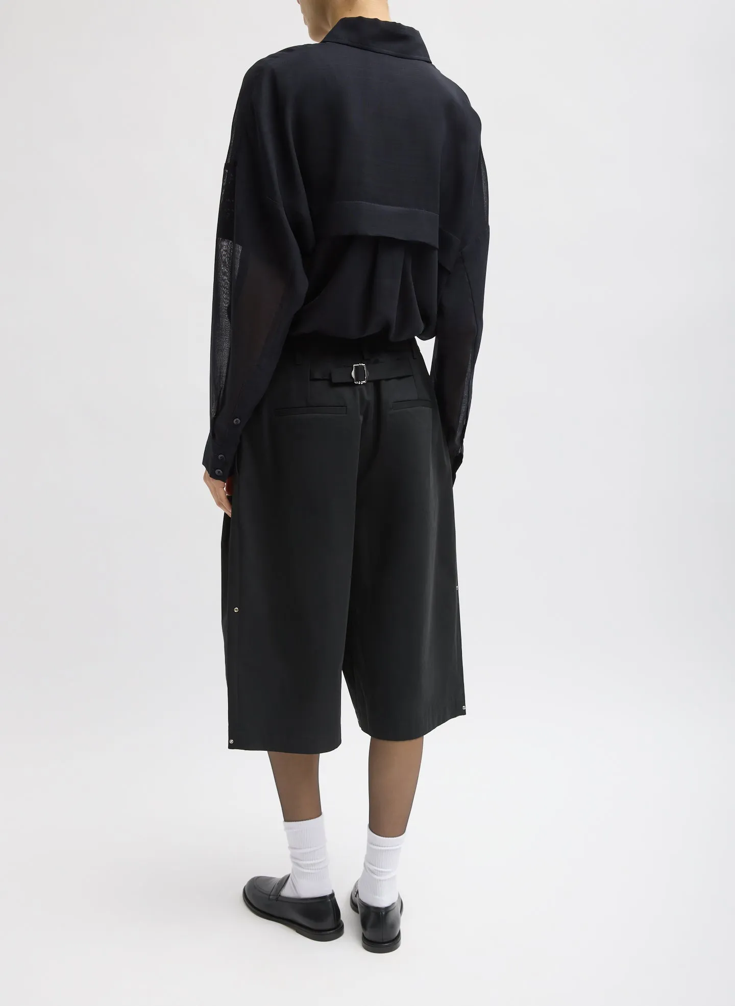 Bio Twill Triple Pleat Short sold by Tibi product image thumbnail 3