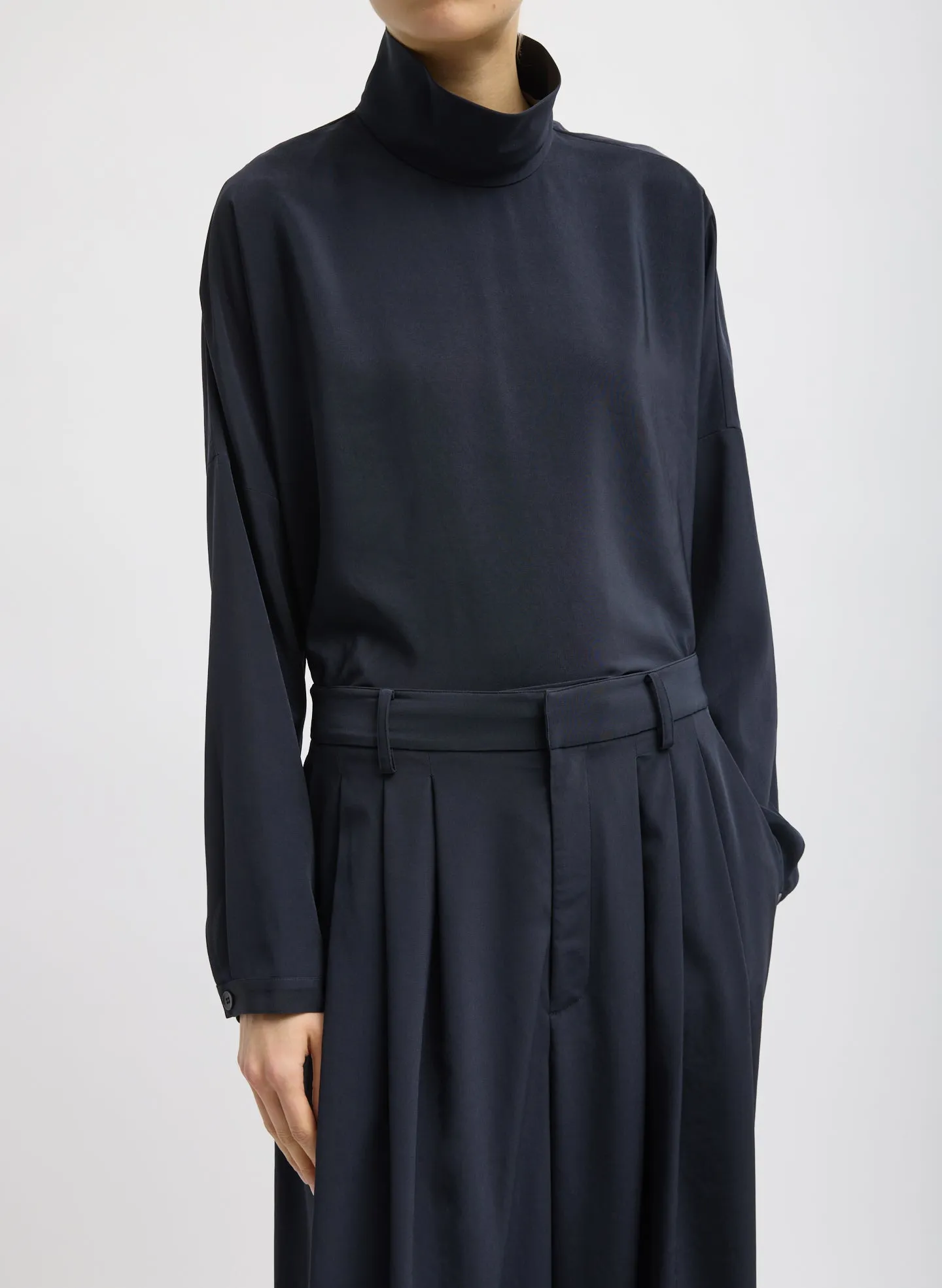 Relaxed Suiting Triple Pleat Pant sold by Tibi product image thumbnail 4