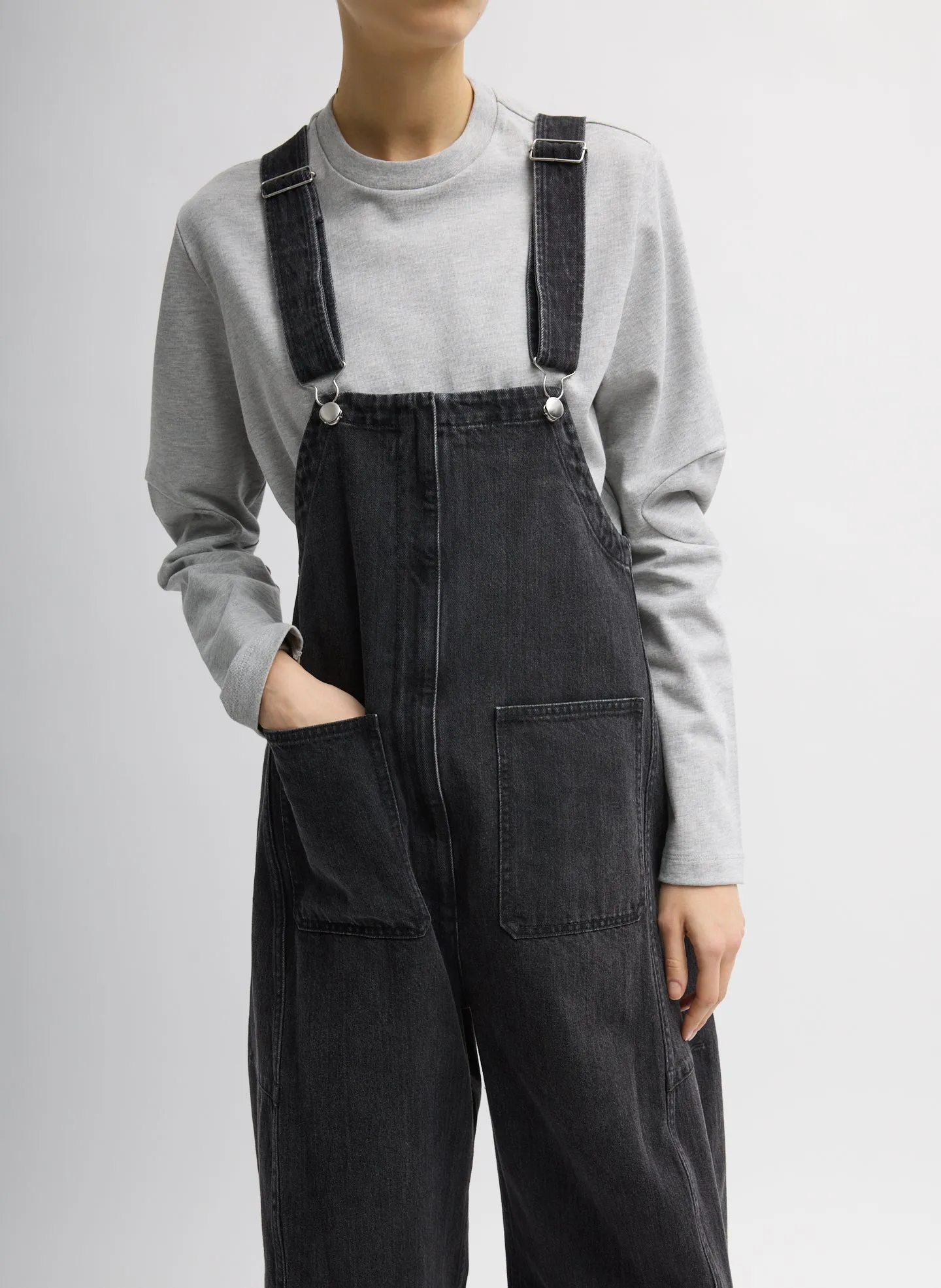 Vintage Black Denim Jumpsuit sold by Tibi product image thumbnail 4