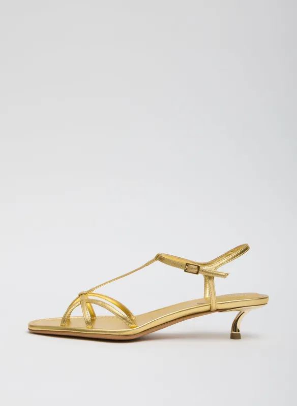 Christopher Metallic Nappa Heel sold by Tibi
