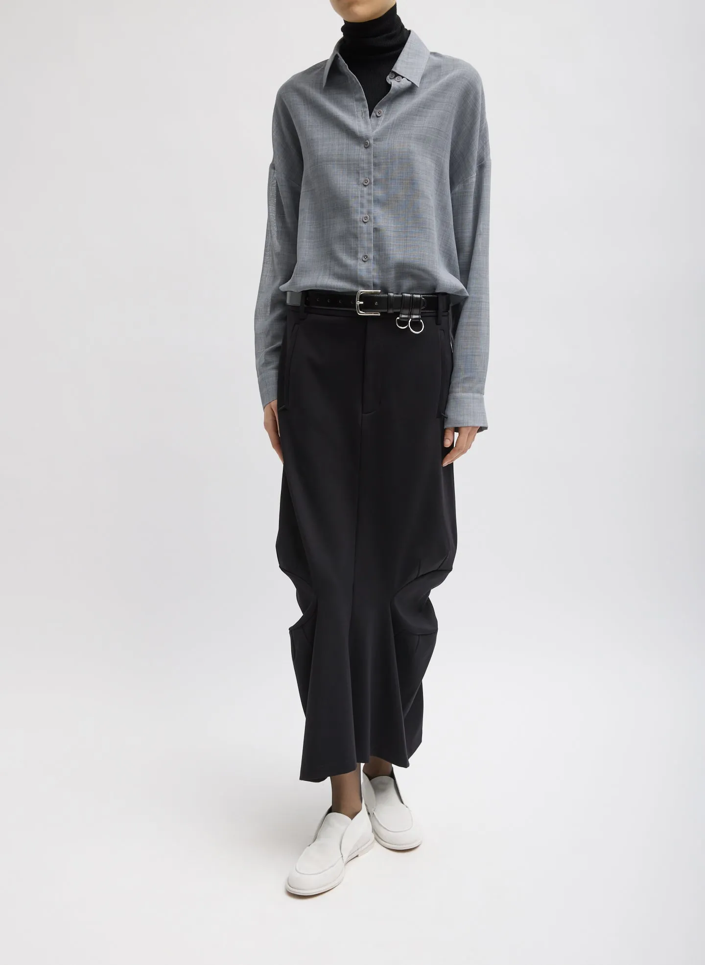 Compact Ultra Stretch Knit Sculpted Meir Trouser Skirt sold by Tibi