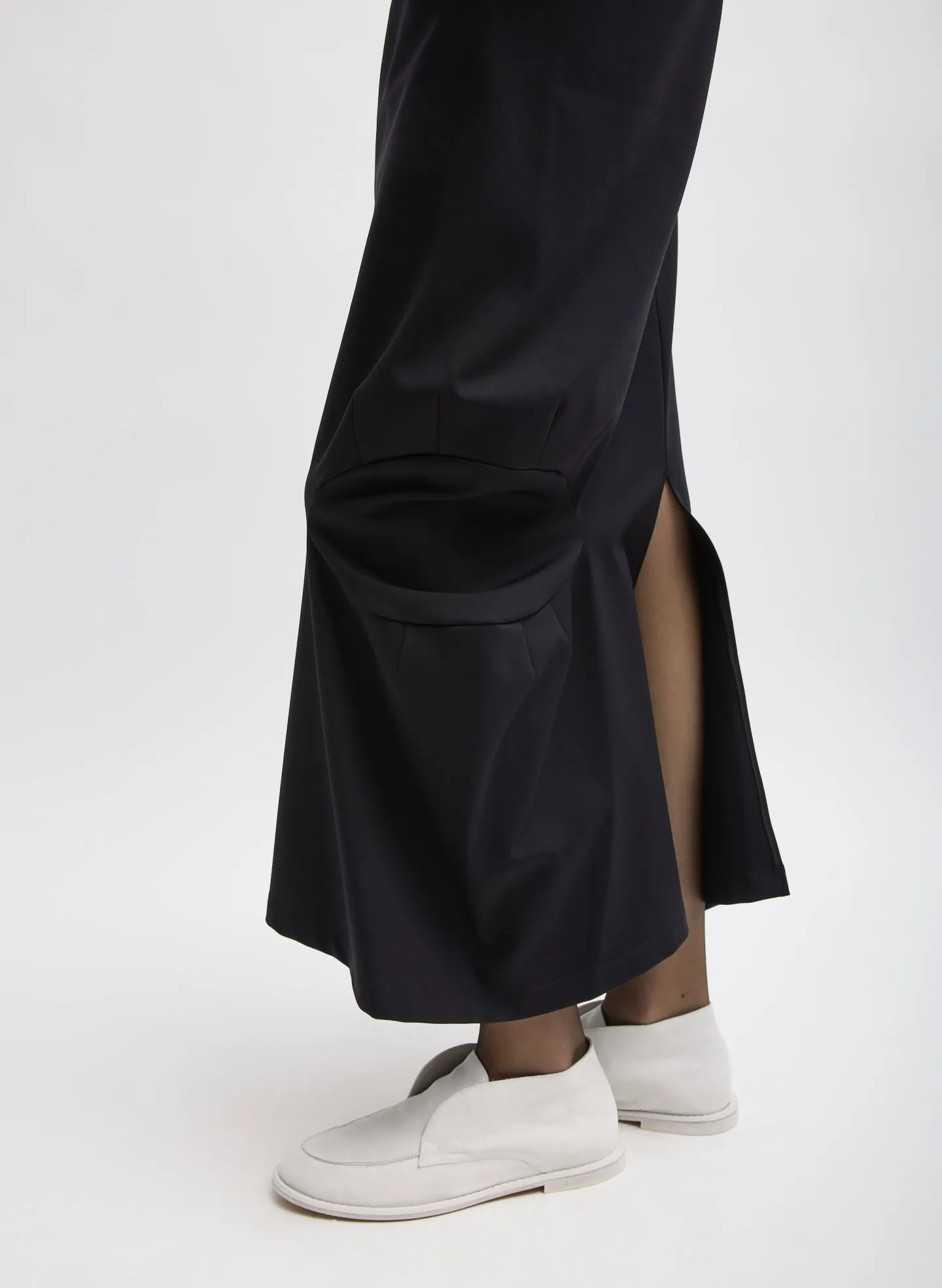 Compact Ultra Stretch Knit Sculpted Meir Trouser Skirt sold by Tibi product image thumbnail 5