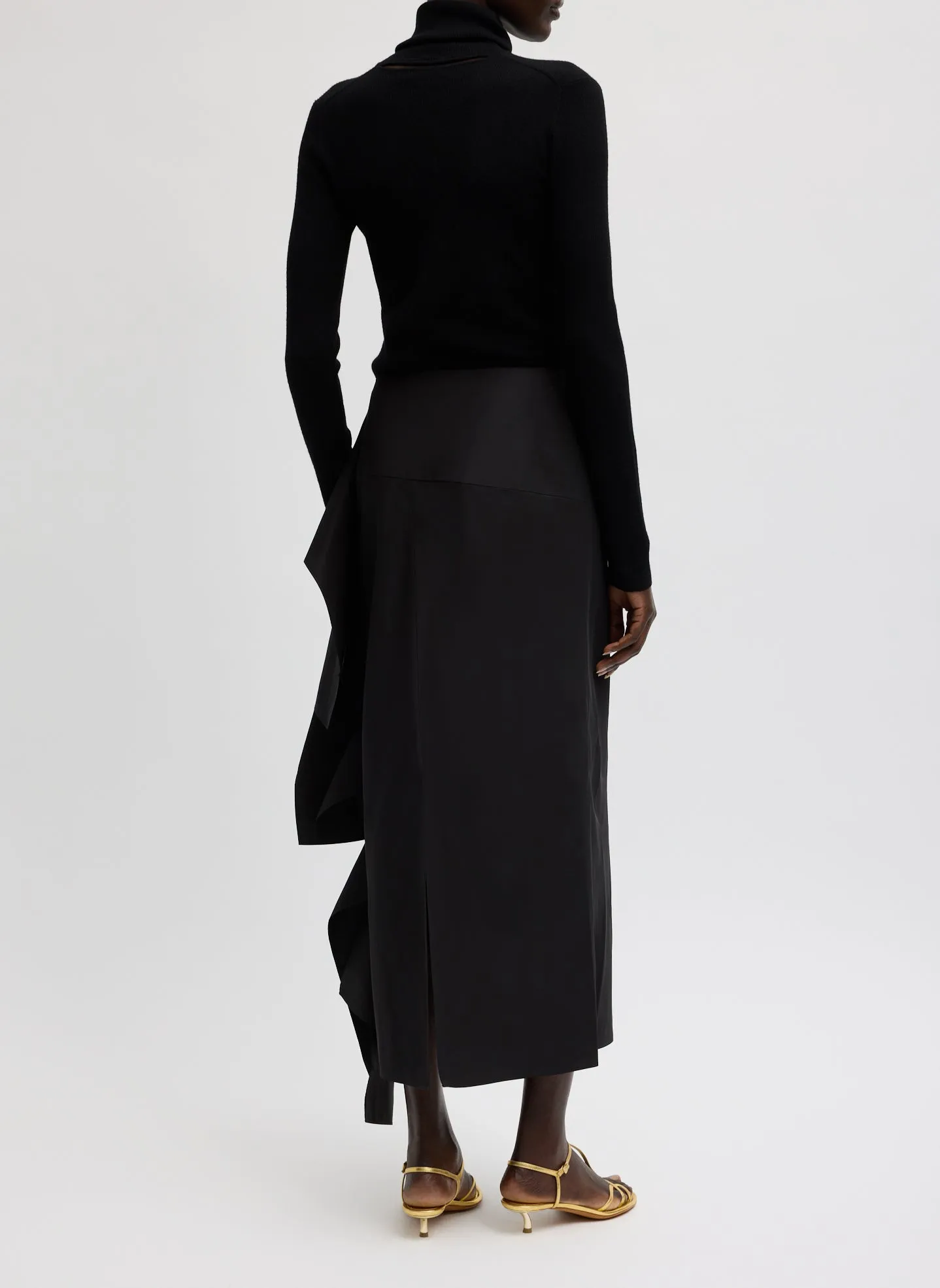 Italian Sporty Nylon Ribbon Skirt sold by Tibi product image thumbnail 2