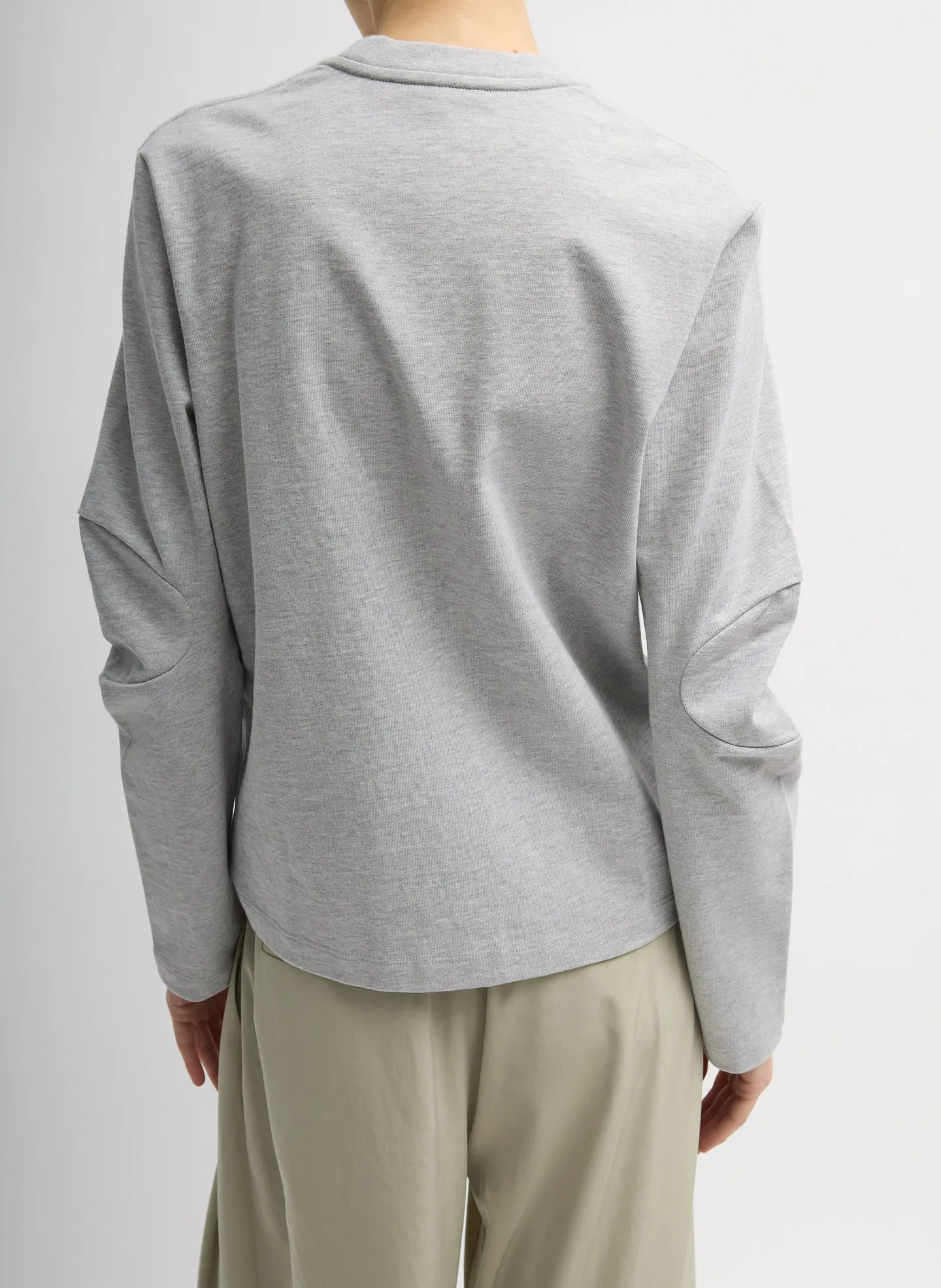 Perfect T-Shirt With Gusset Elbow Sleeve sold by Tibi product image thumbnail 2