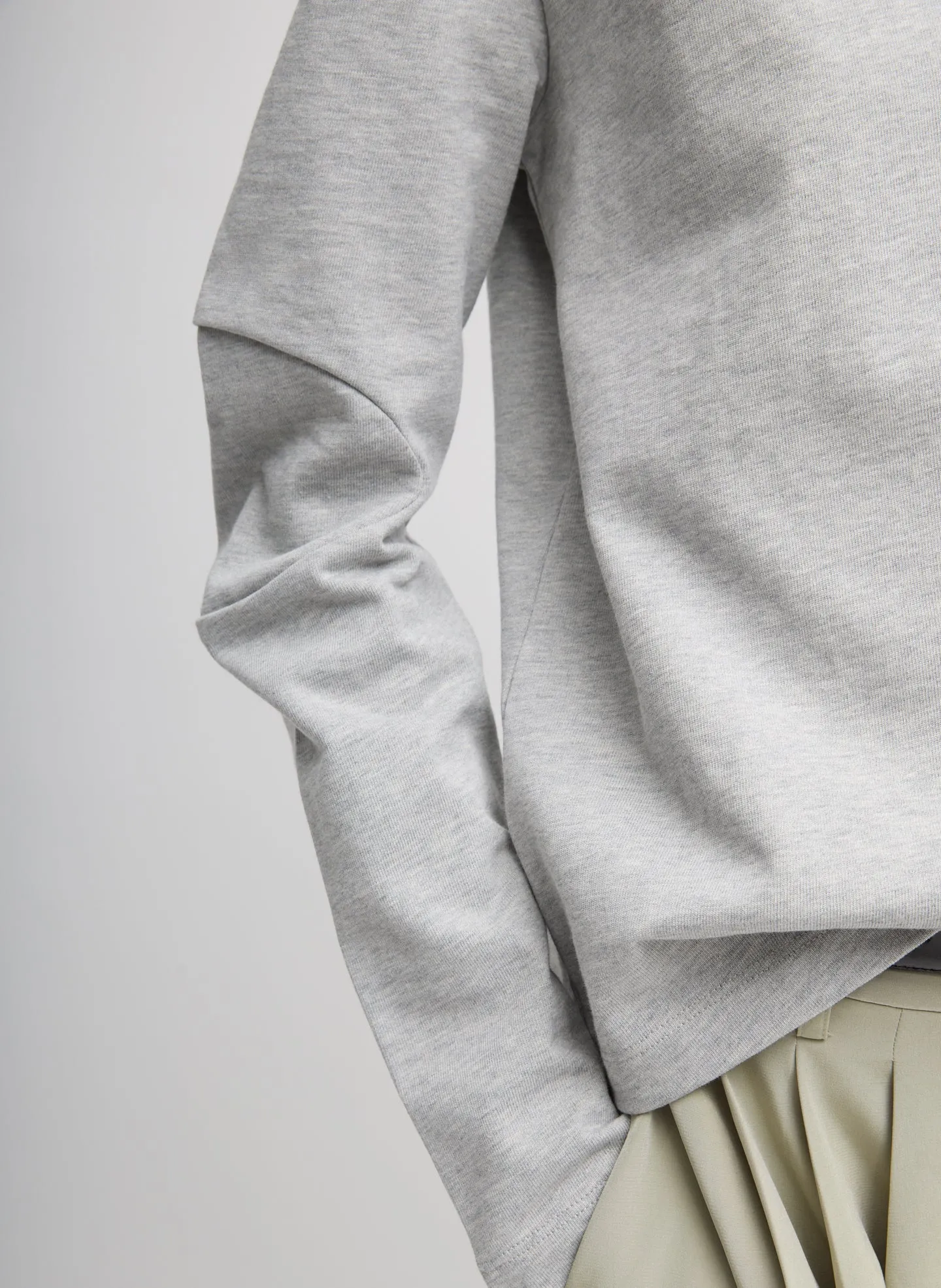 Perfect T-Shirt With Gusset Elbow Sleeve sold by Tibi product image thumbnail 3