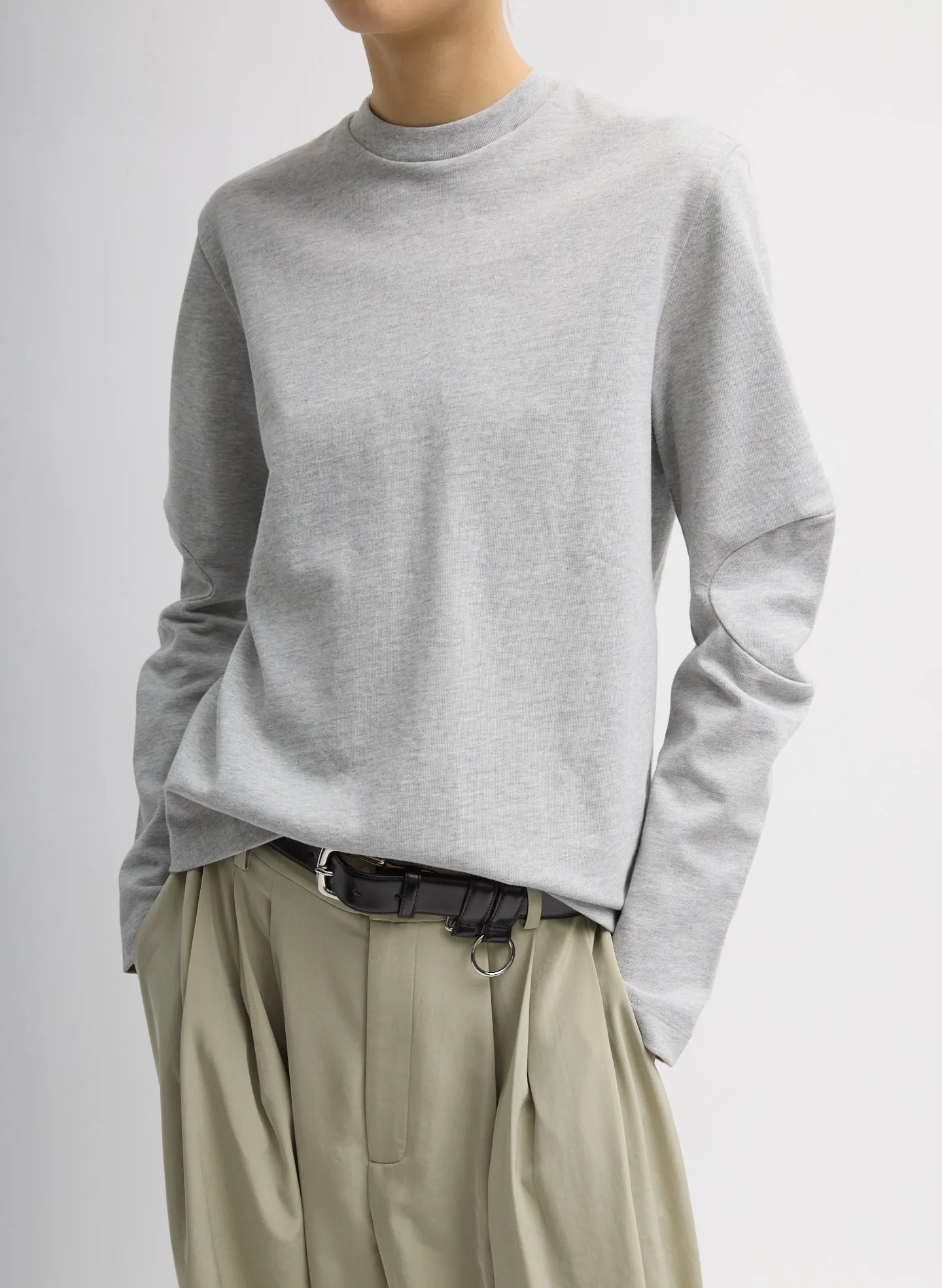 Perfect T-Shirt With Gusset Elbow Sleeve sold by Tibi