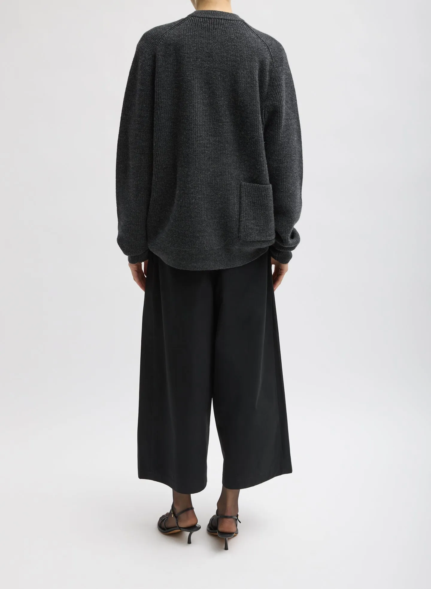 Bio Twill Triple Pleat Cropped Pant sold by Tibi product image thumbnail 2