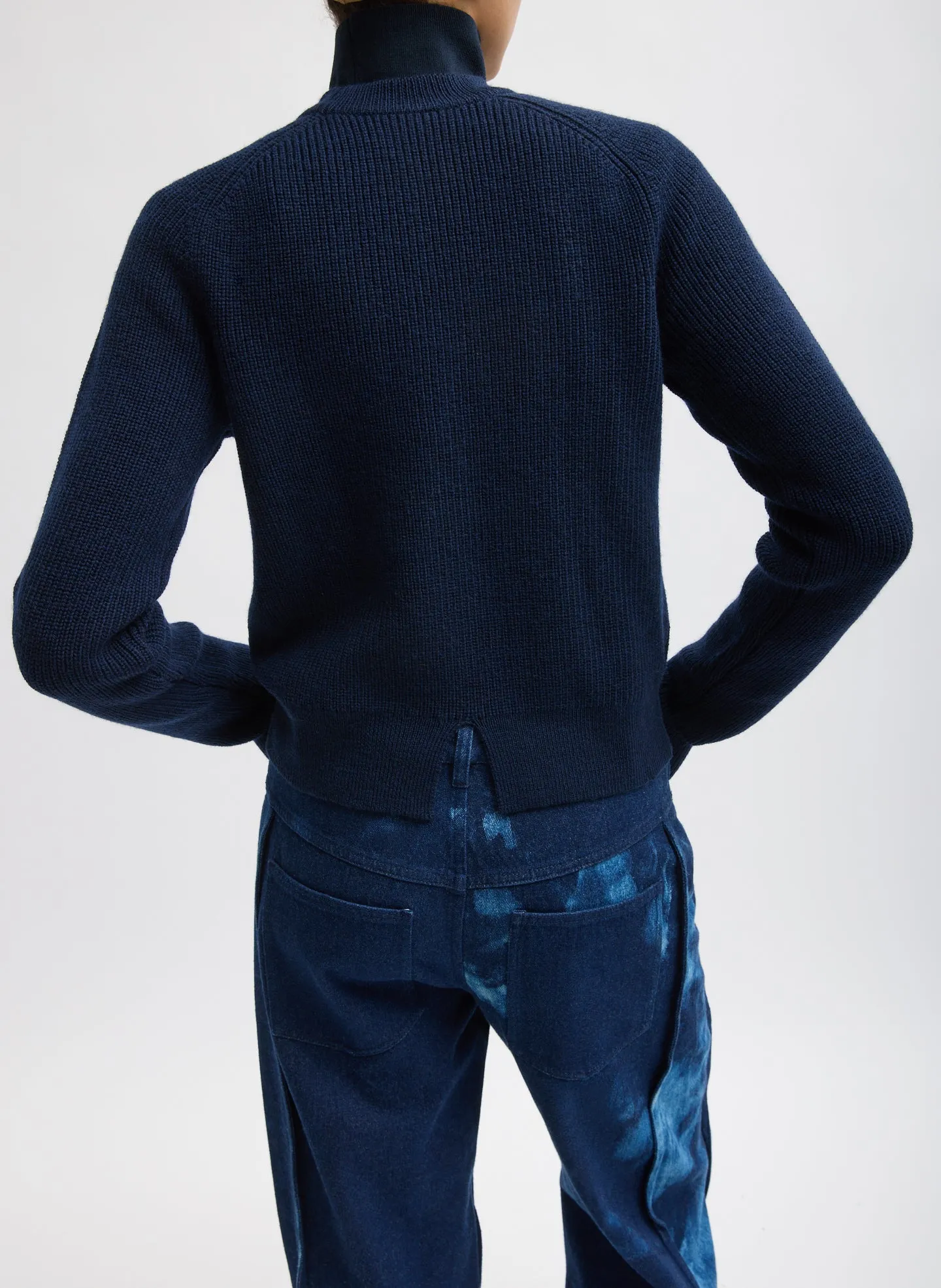 Tie Dye Denim Tuck Jean sold by Tibi product image thumbnail 2
