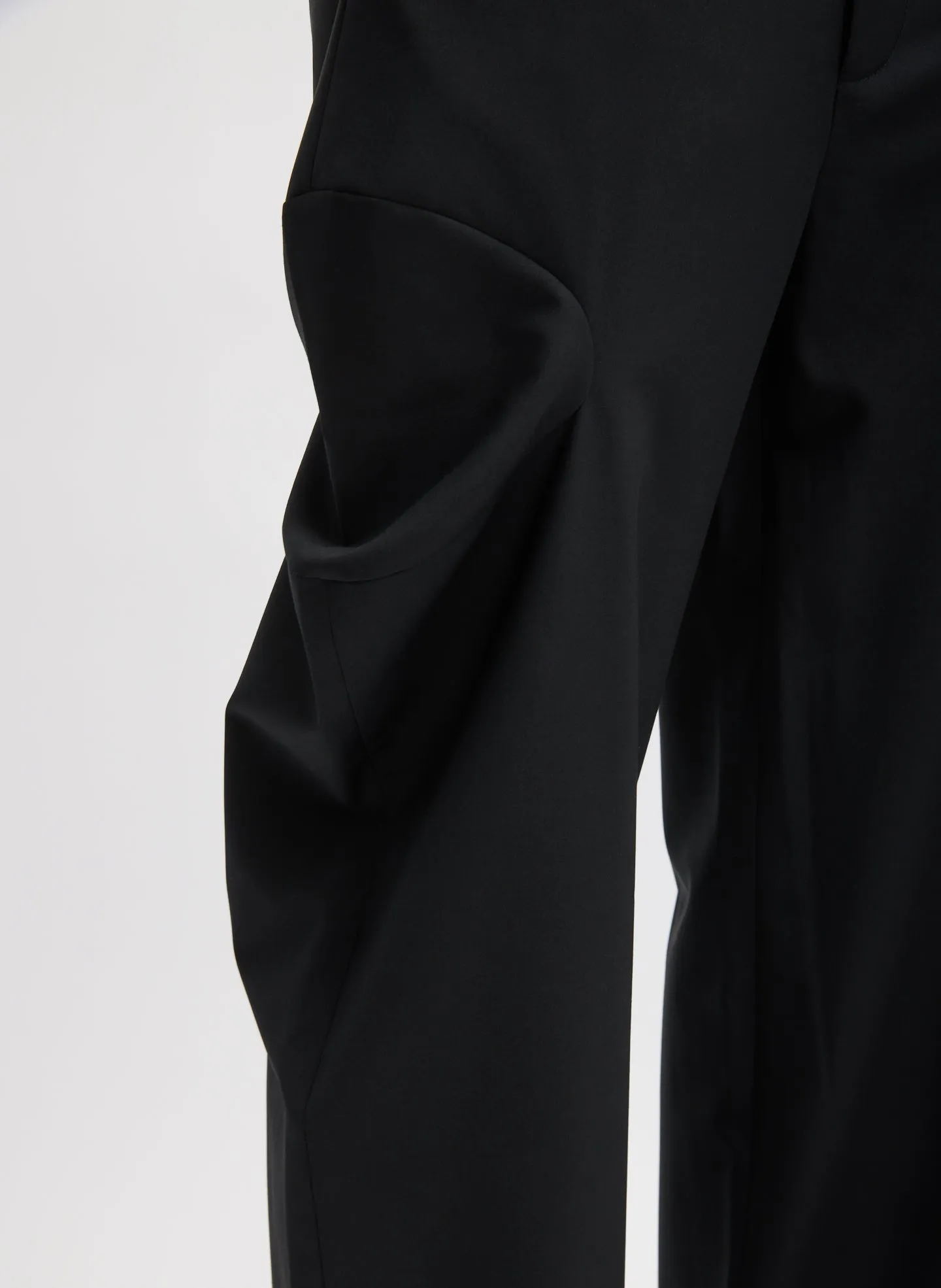 Recycled Tropical Wool Sculpted Meir Trouser sold by Tibi product image thumbnail 5