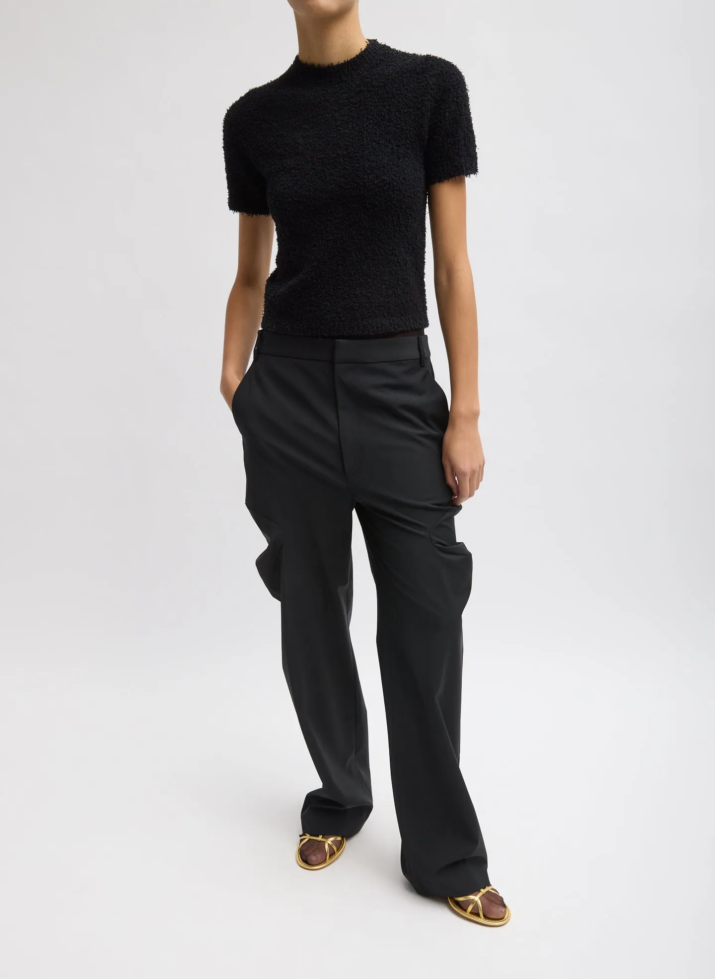 Recycled Tropical Wool Sculpted Meir Trouser sold by Tibi