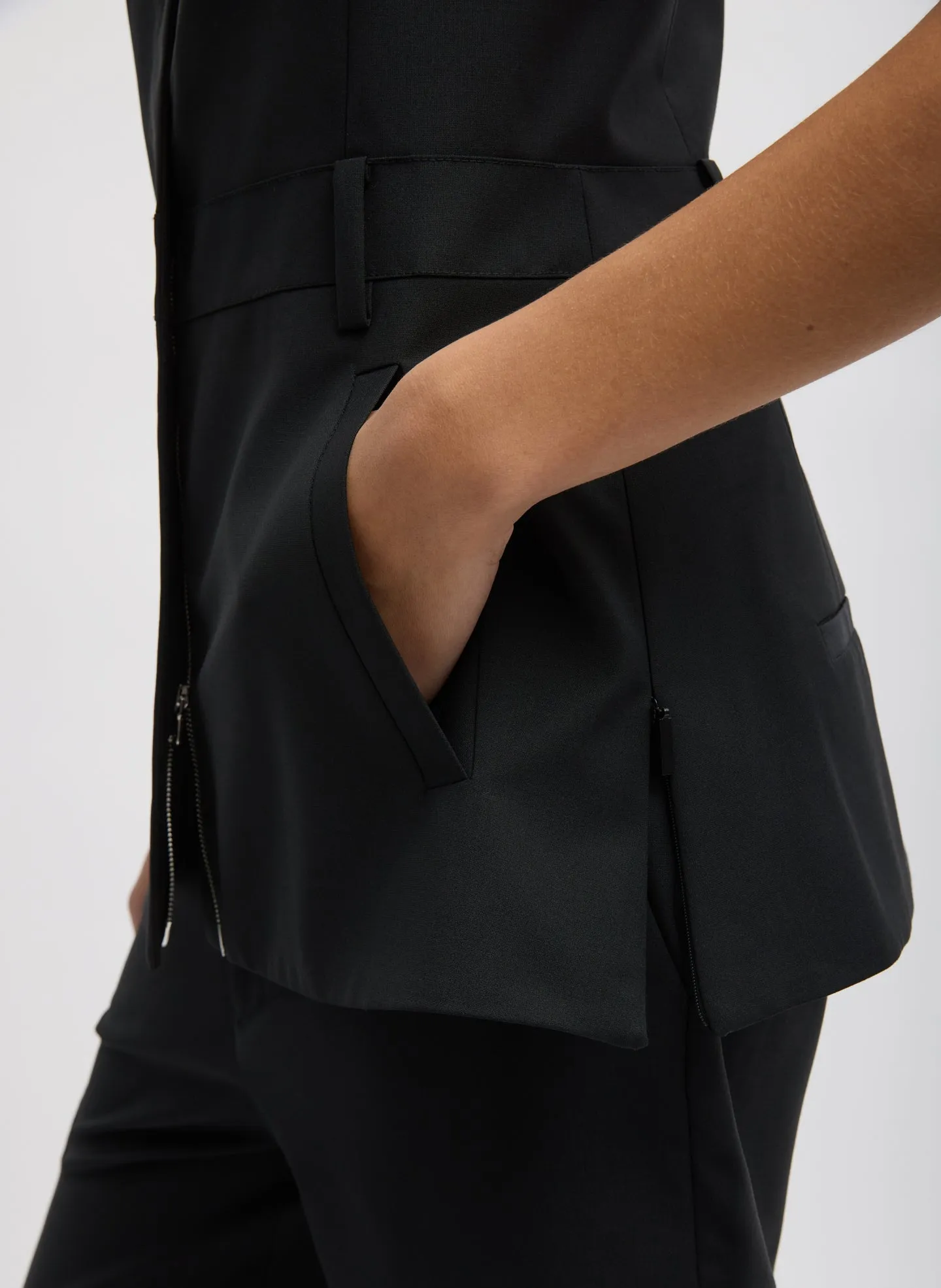 Recycled Tropical Wool Overall Top sold by Tibi product image thumbnail 5