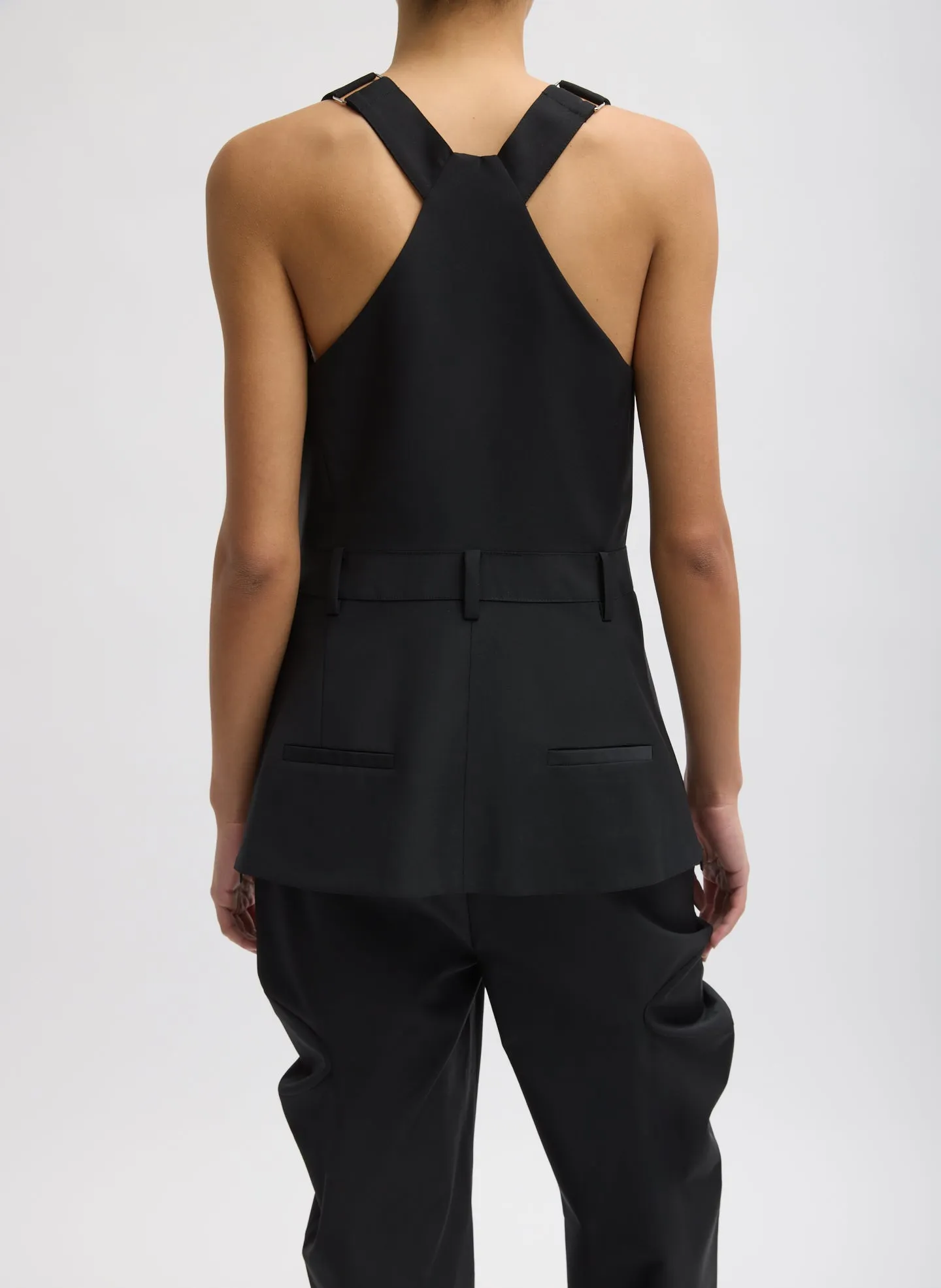 Recycled Tropical Wool Overall Top sold by Tibi product image thumbnail 2