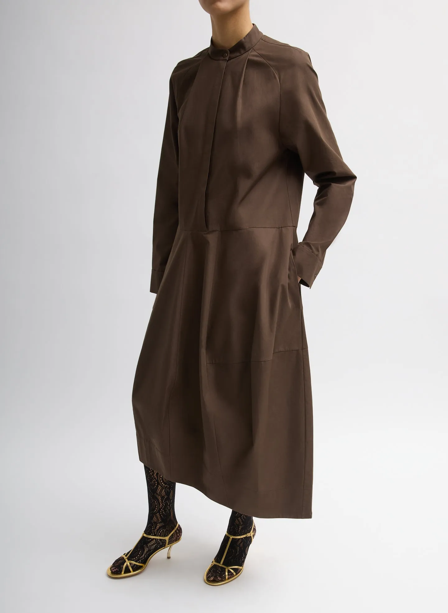 Compact Eco Poplin Balloon Dress sold by Tibi