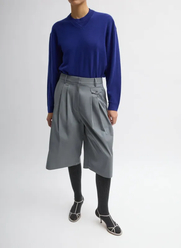 Bio Twill Triple Pleat Short made by Tibi