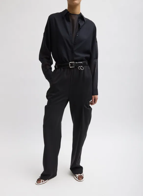 Compact Ultra Stretch Knit Sculpted Meir Pant sold by Tibi