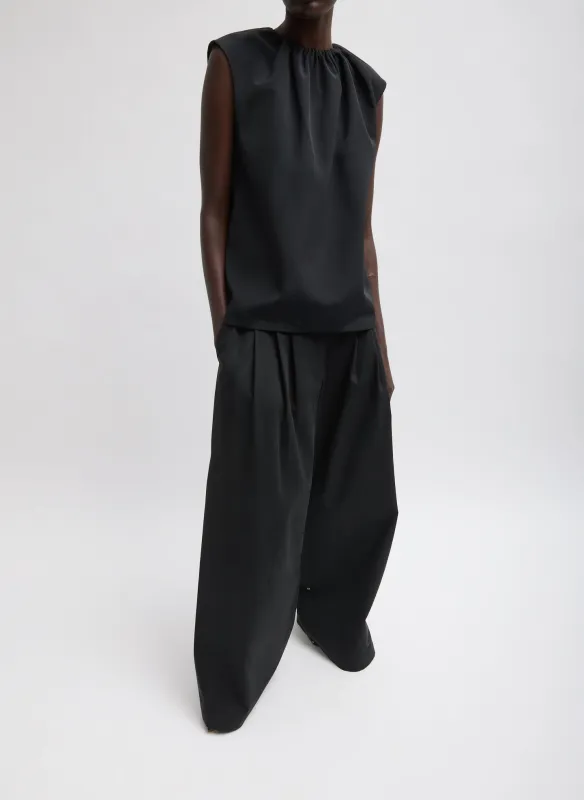 Bio Twill Triple Pleat Pant sold by Tibi