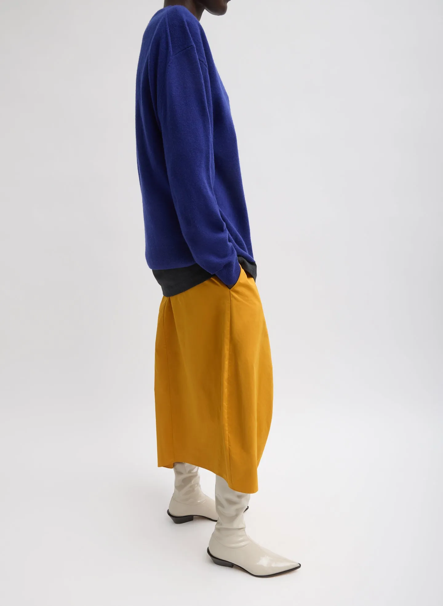 Washable Cashmere Easy V-Neck Sweater sold by Tibi product image thumbnail 5