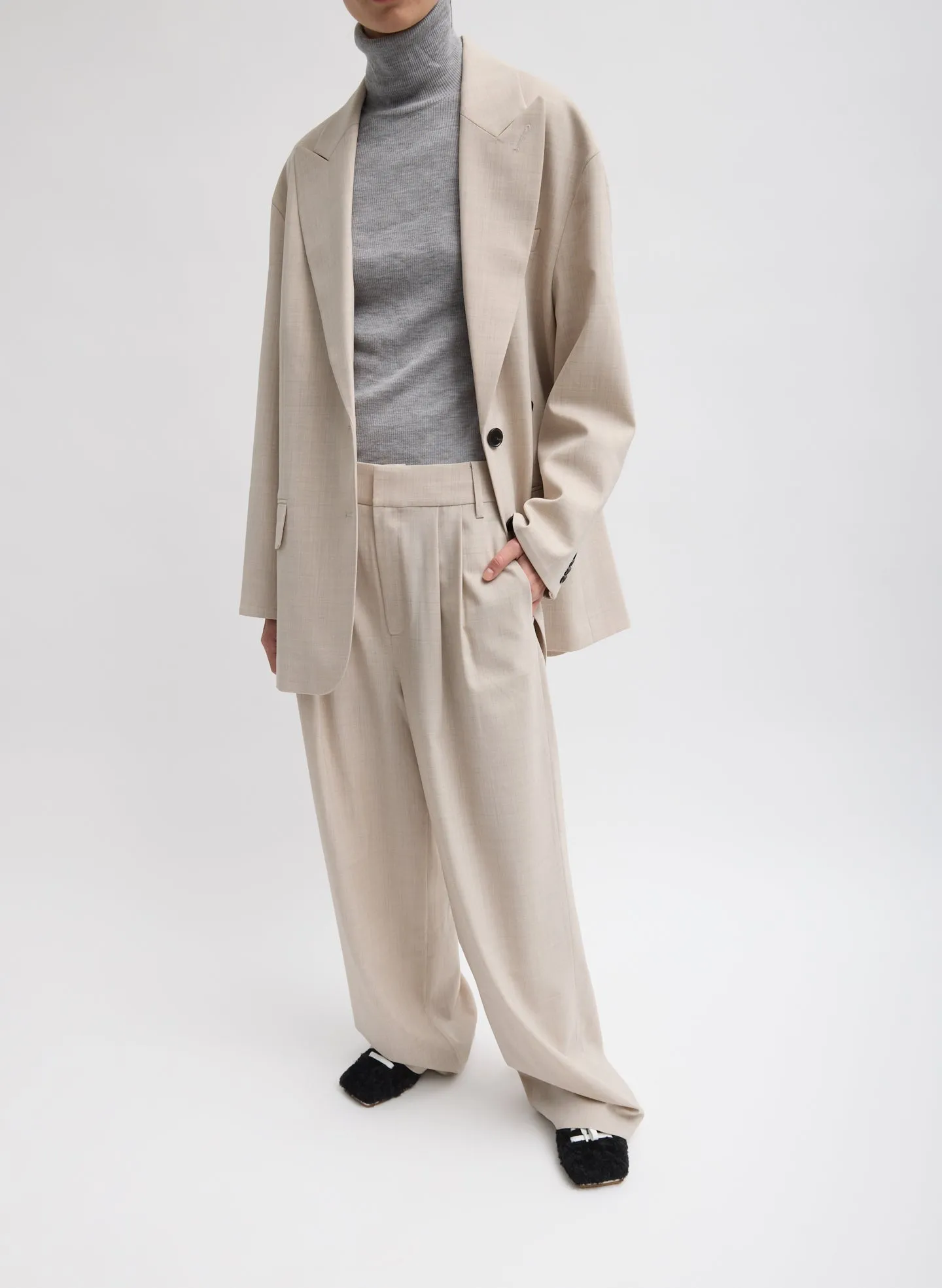 Tropical Wool Liam Blazer sold by Tibi product image thumbnail 4