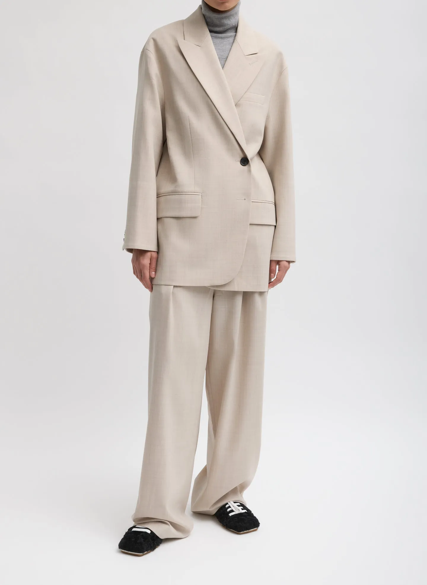 Tropical Wool Liam Blazer sold by Tibi