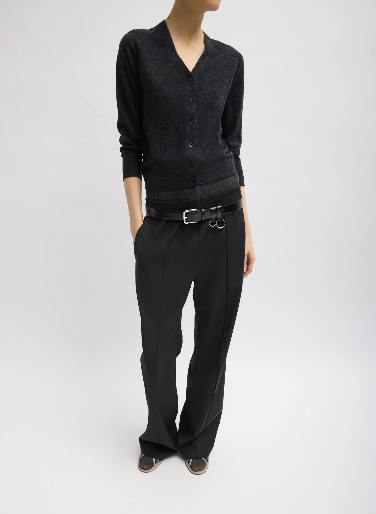 Tropical Wool Scottie Jogger sold by Tibi product image thumbnail 4