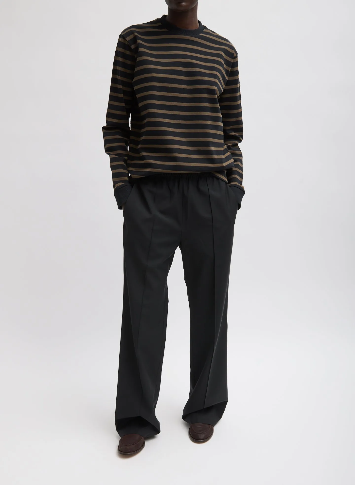 Tropical Wool Scottie Jogger sold by Tibi