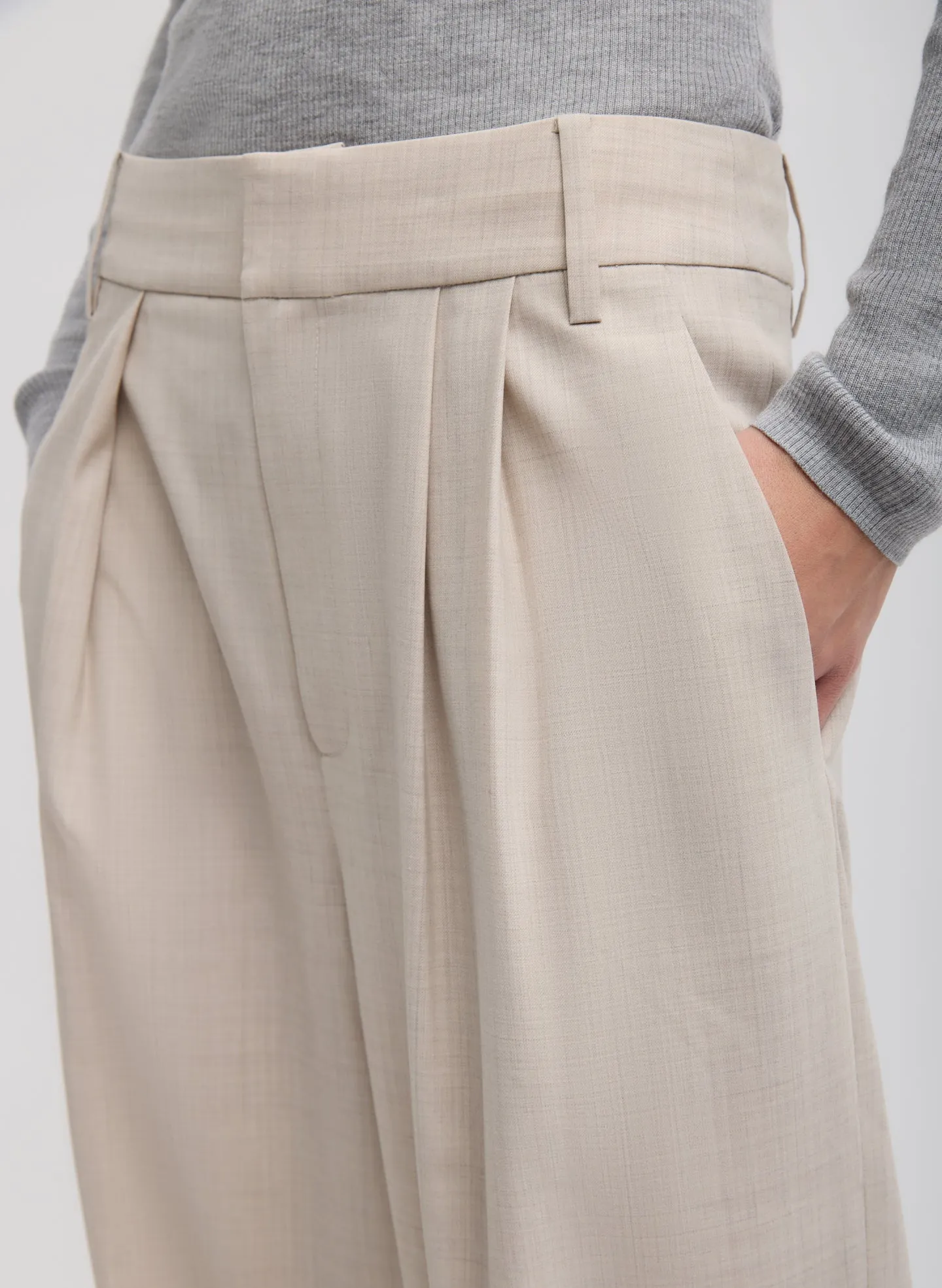 Tropical Wool Stella Pant sold by Tibi product image thumbnail 3