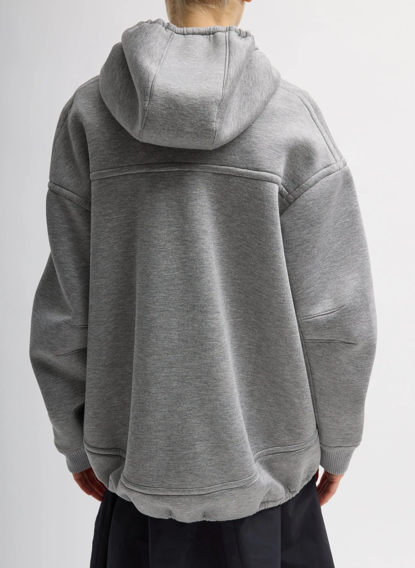Techy Viscose Zip Up Hoodie sold by Tibi product image thumbnail 3